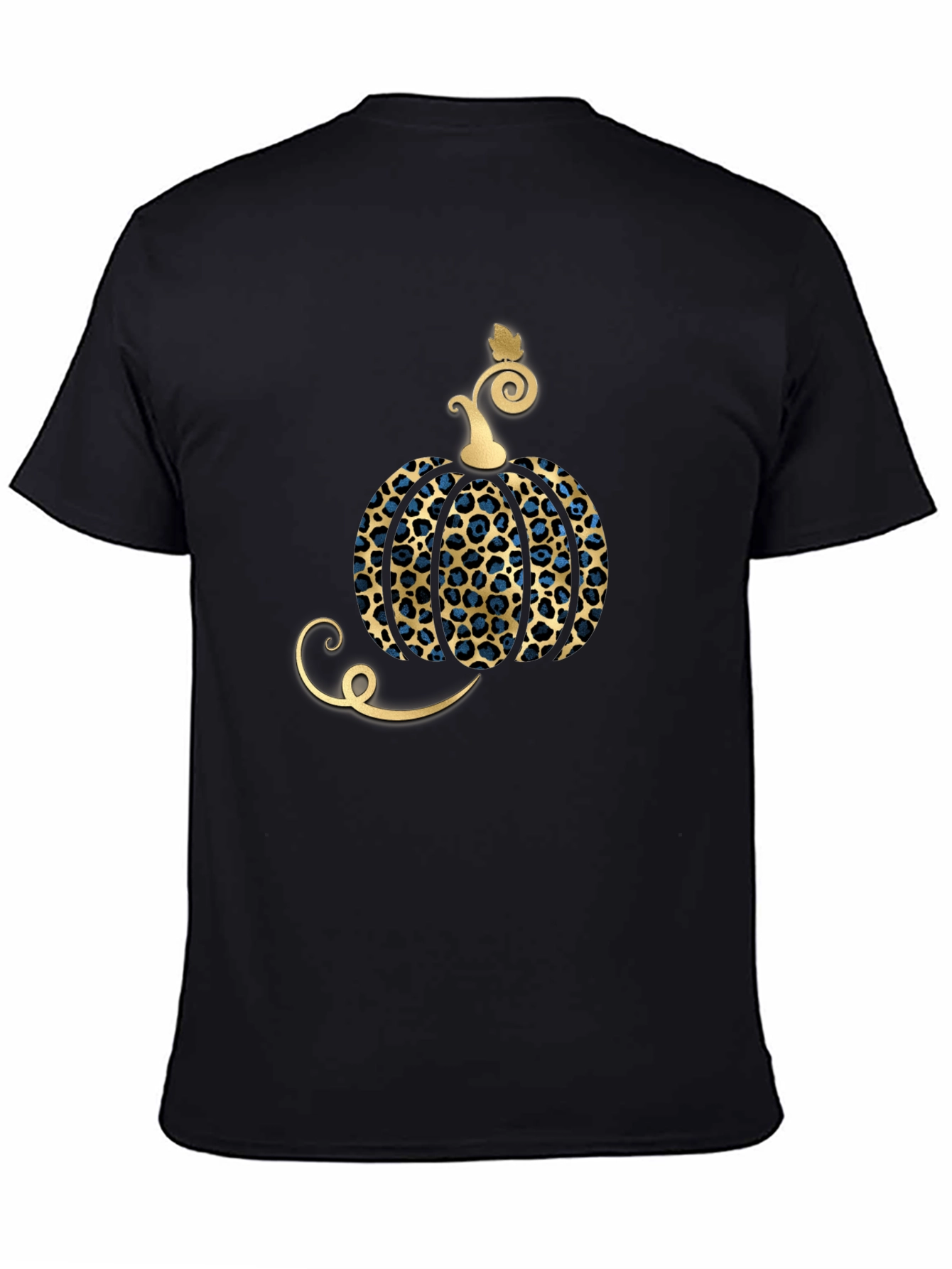 Leopard Pumpkin Print T-Shirt