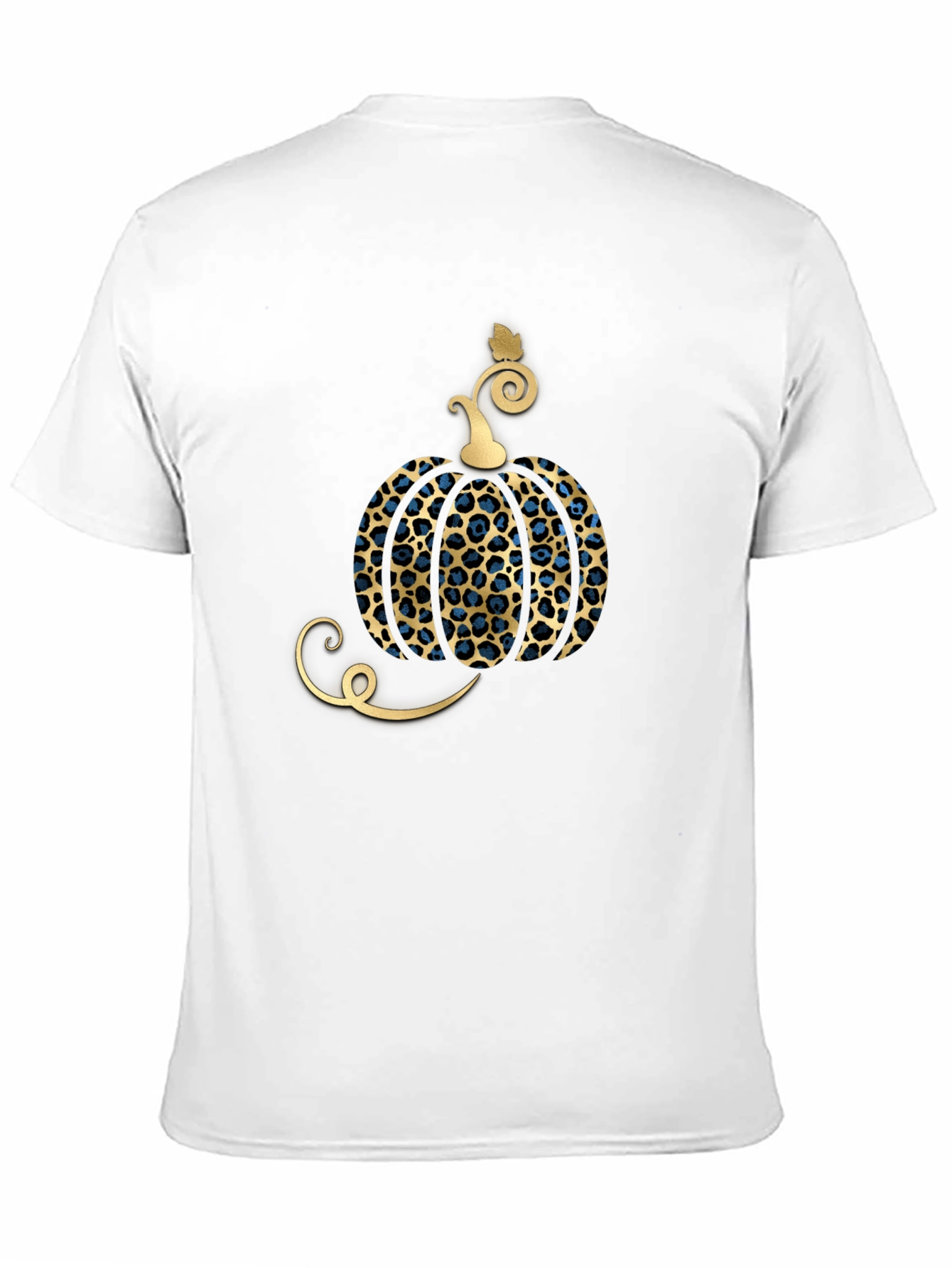 Leopard Pumpkin Print T-Shirt