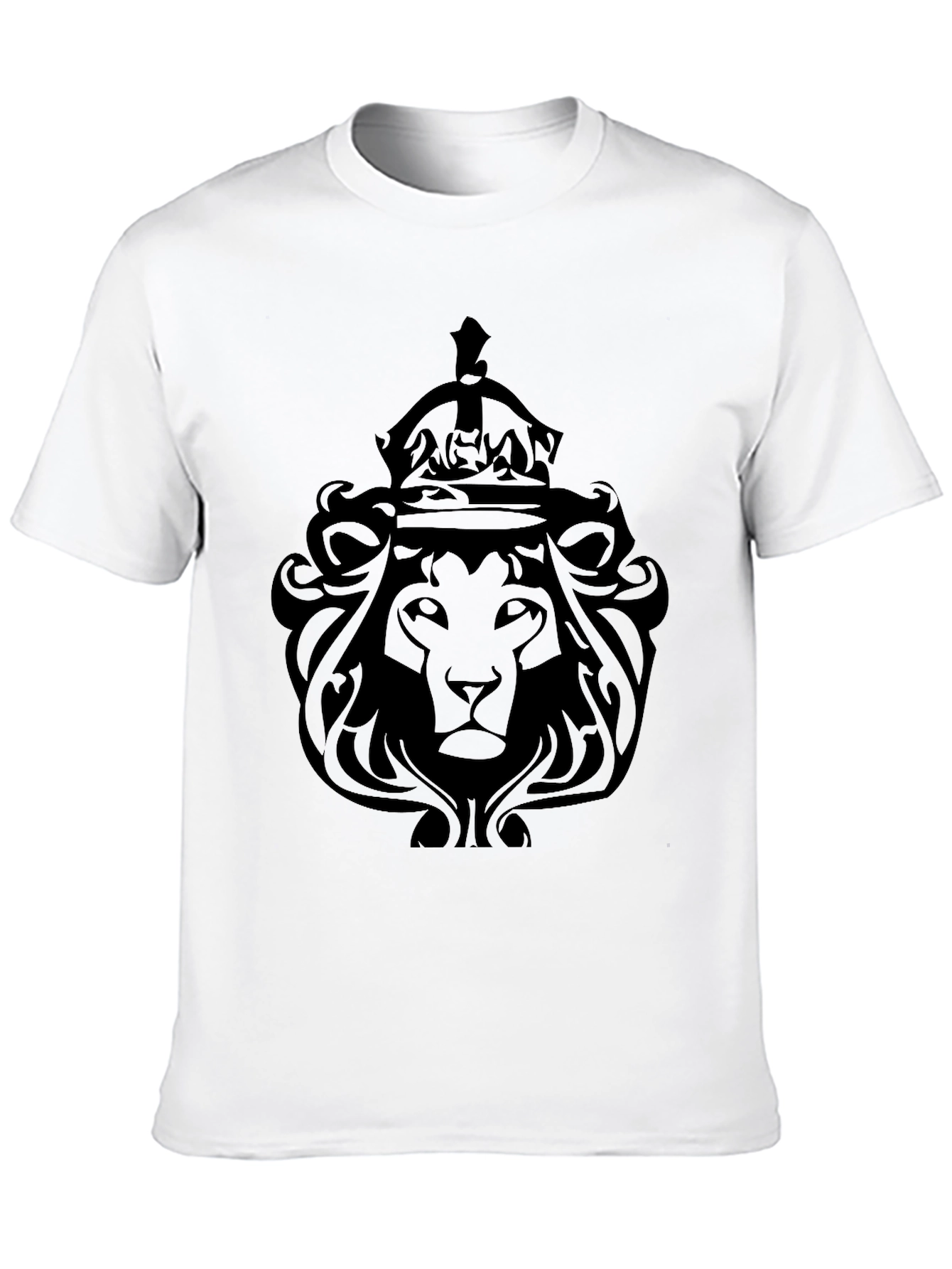 Lion King Graphic Tee - Black Crew Neck T-Shirt