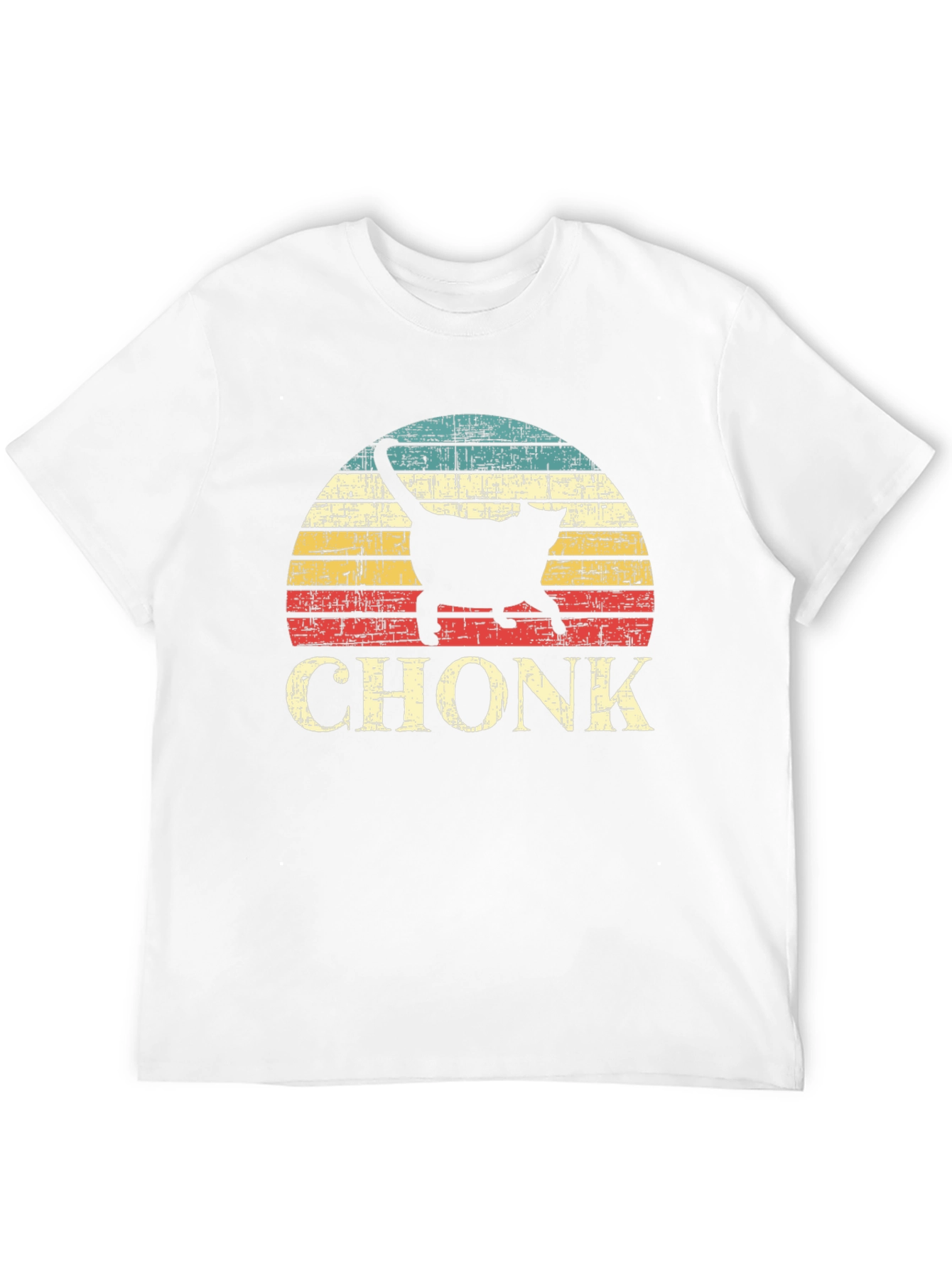 Chonk Cat T-Shirt - Retro Style