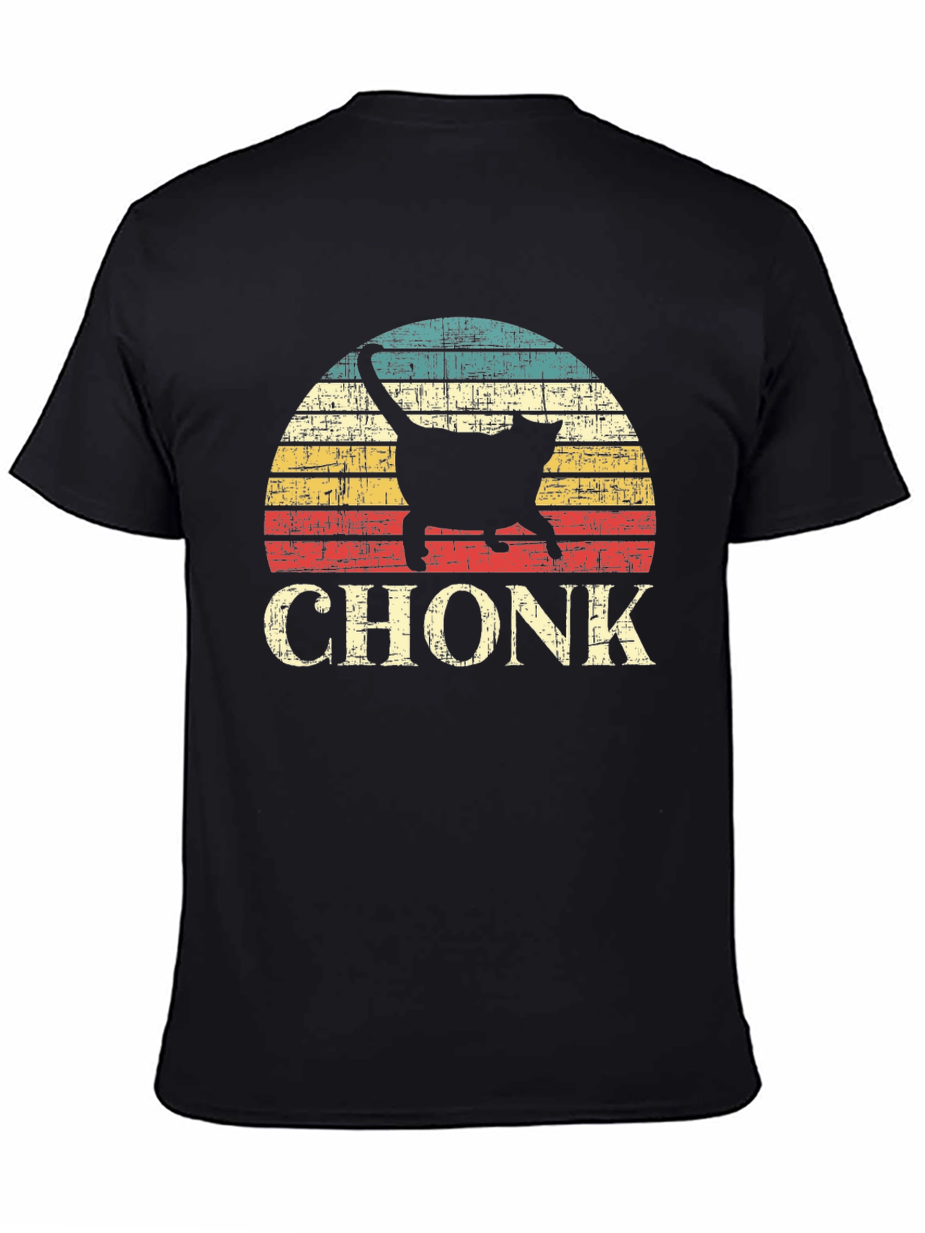 Chonk Cat T-Shirt - Retro Style