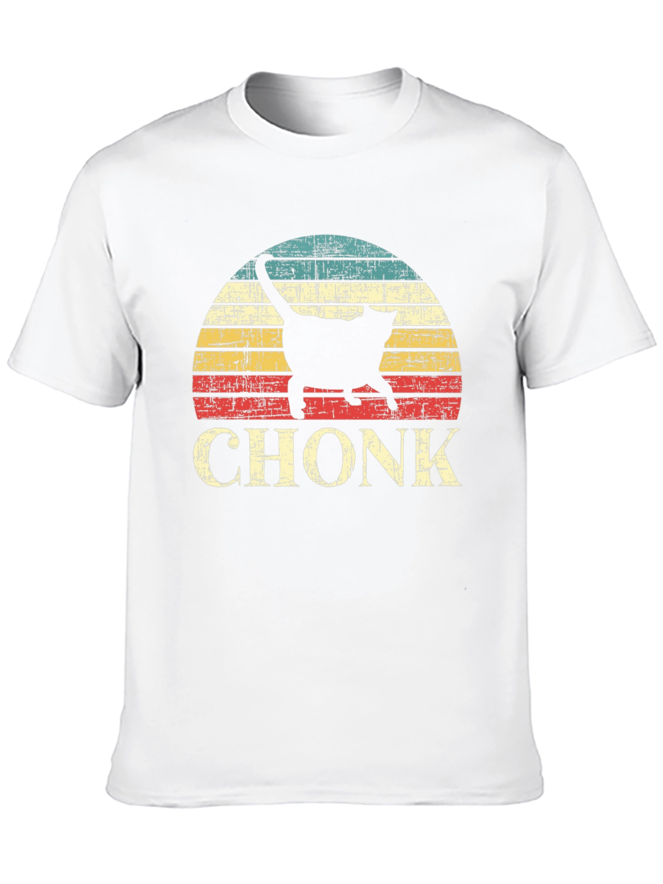 Chonk Cat T-Shirt - Retro Style