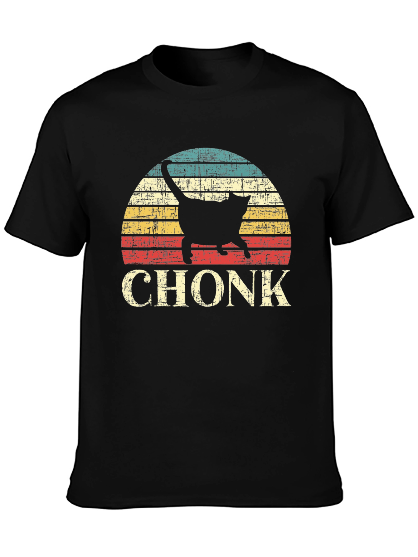 Chonk Cat T-Shirt - Retro Style