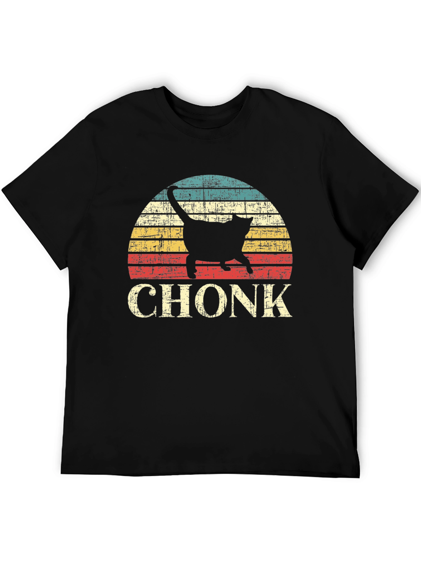Chonk Cat T-Shirt - Retro Style