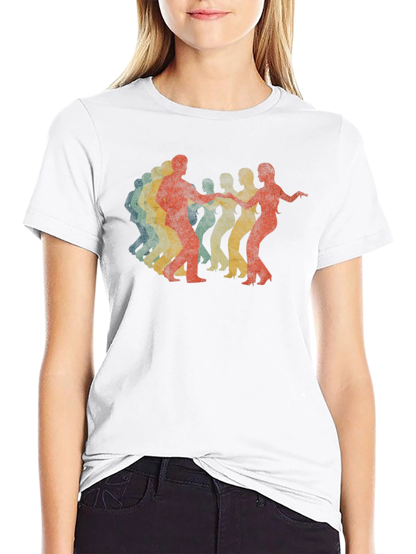 Retro Dance Silhouette T-Shirt