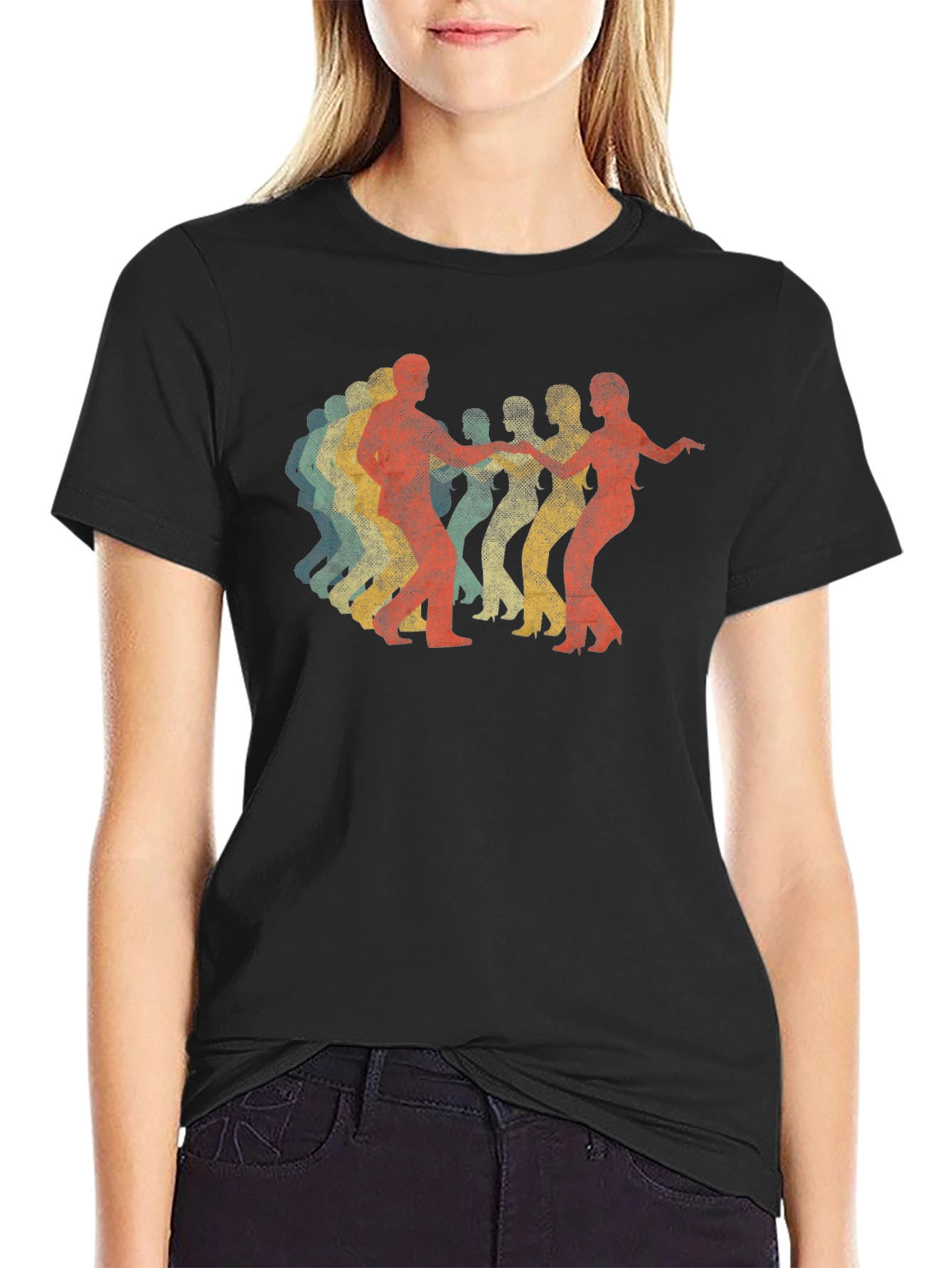 Retro Dance Silhouette T-Shirt