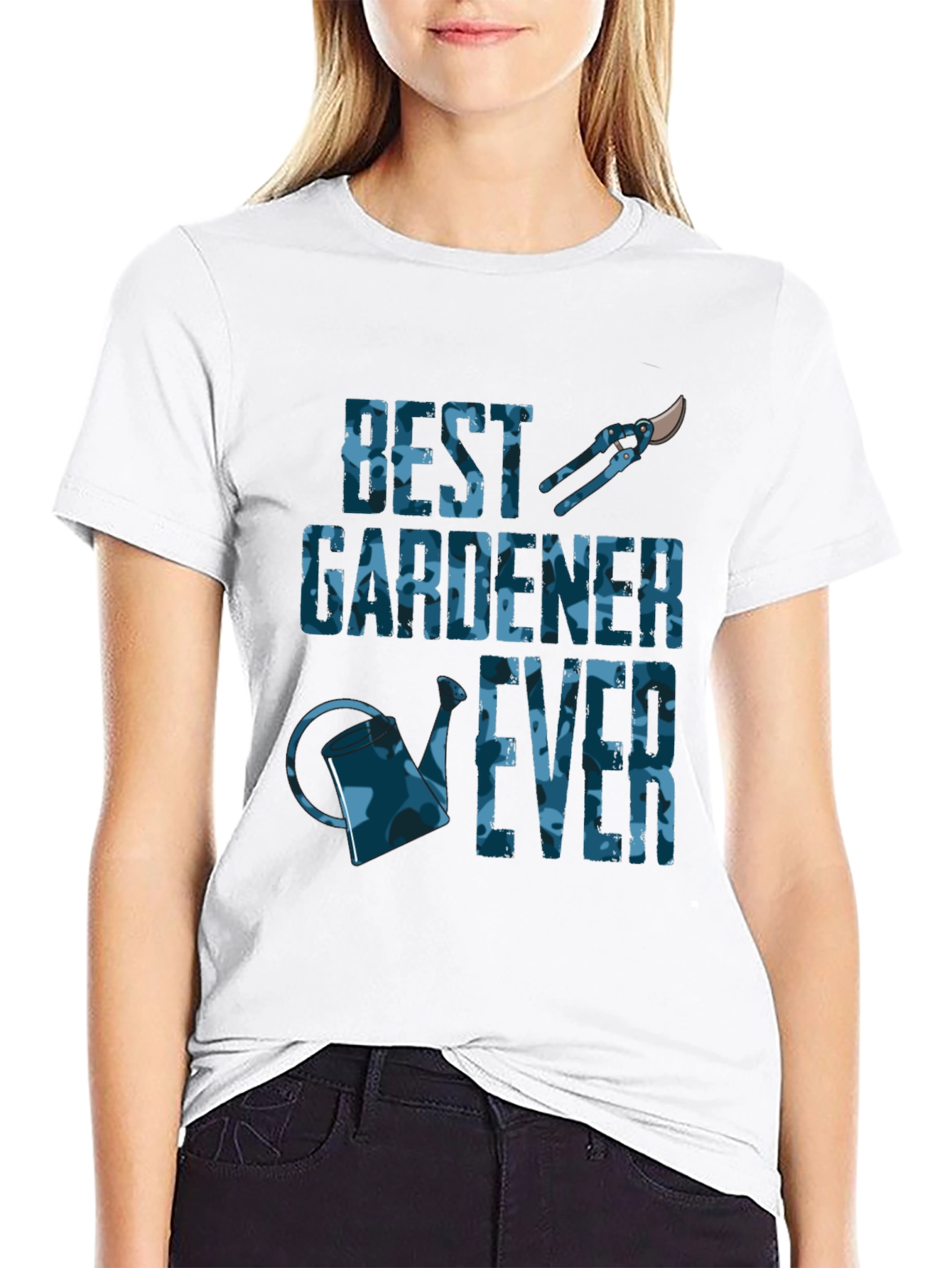 Best Gardener Ever Black T-Shirt