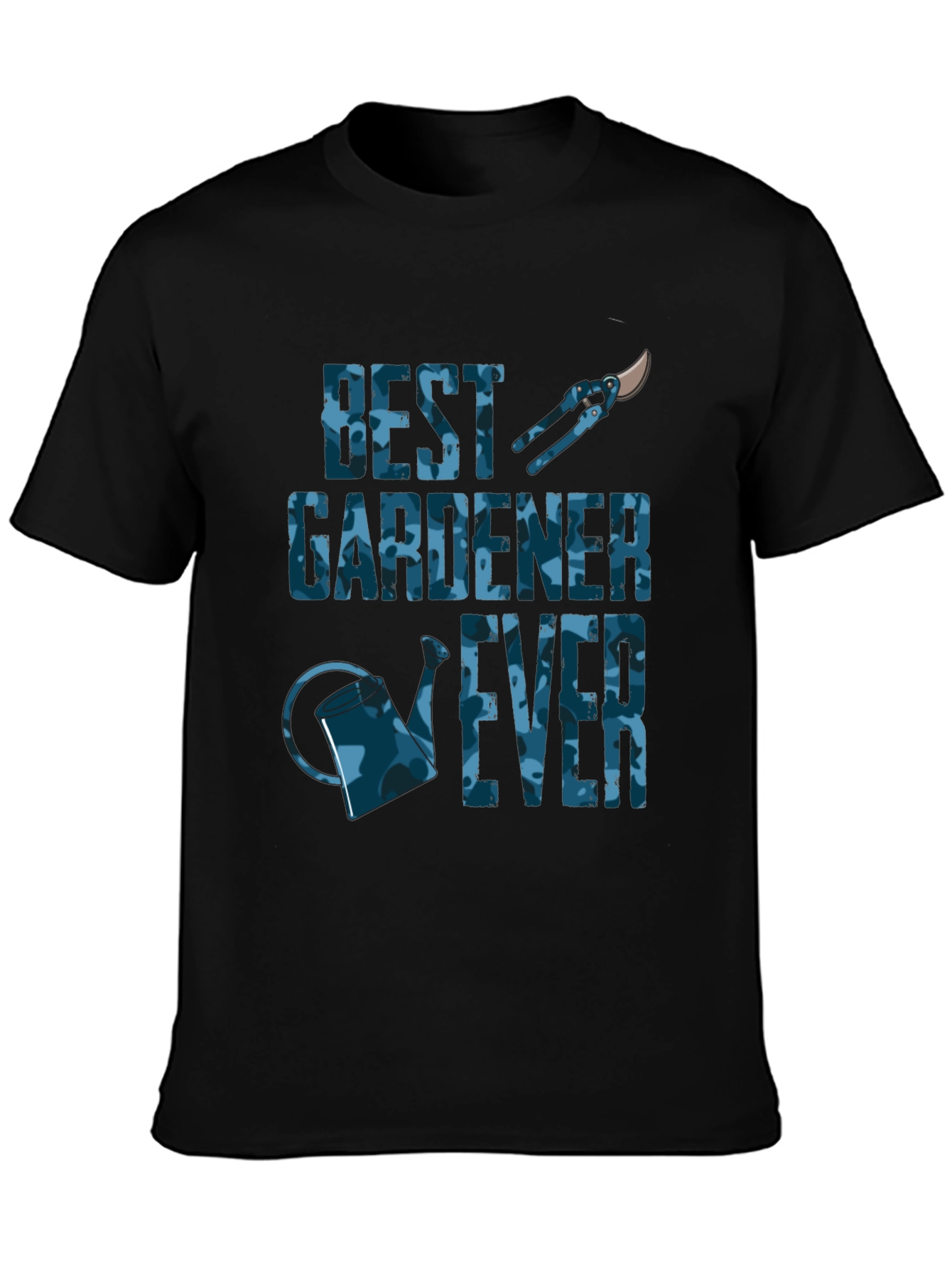 Best Gardener Ever Black T-Shirt