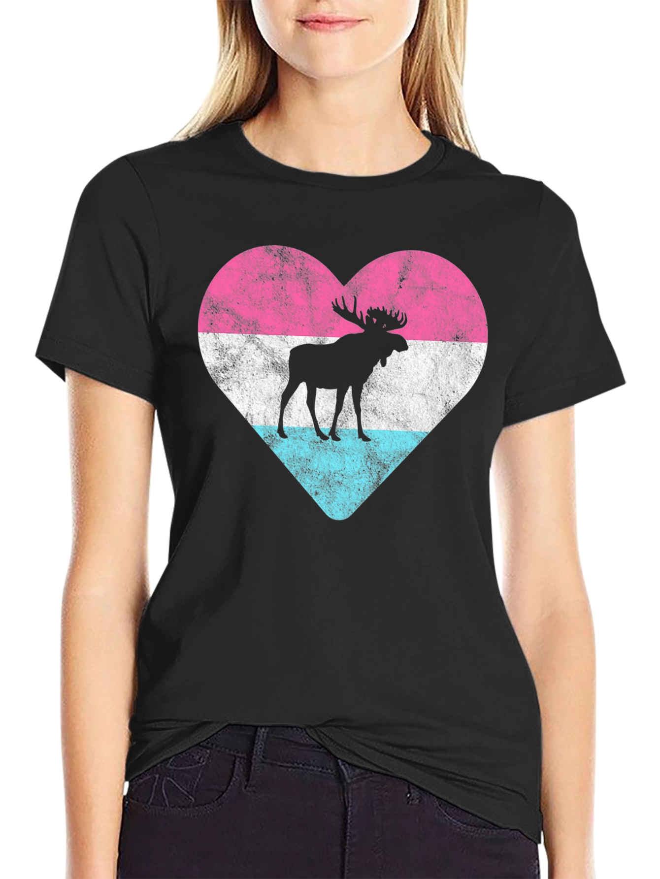 Moose Heart T-Shirt - Unisex Graphic Tee