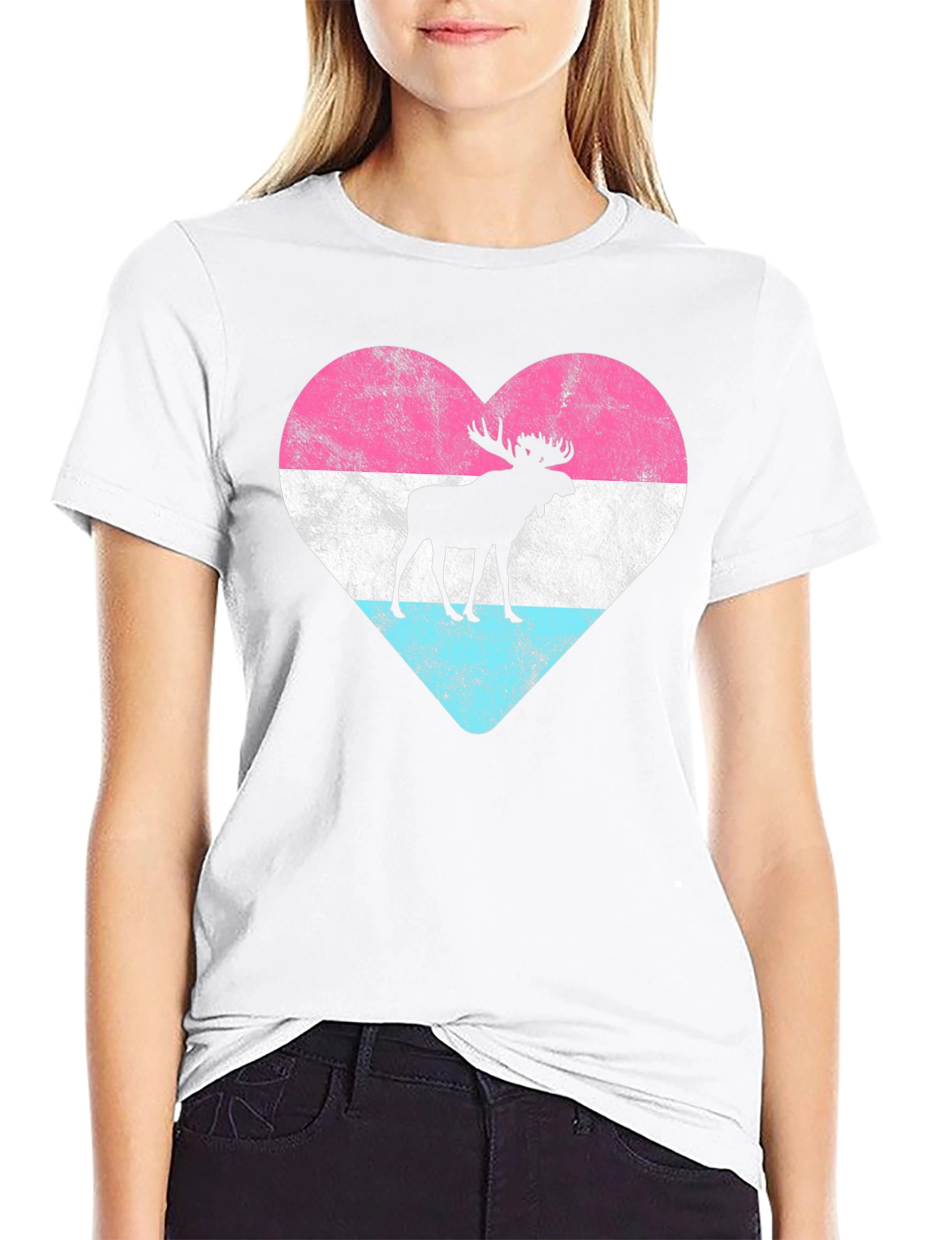 Moose Heart T-Shirt - Unisex Graphic Tee