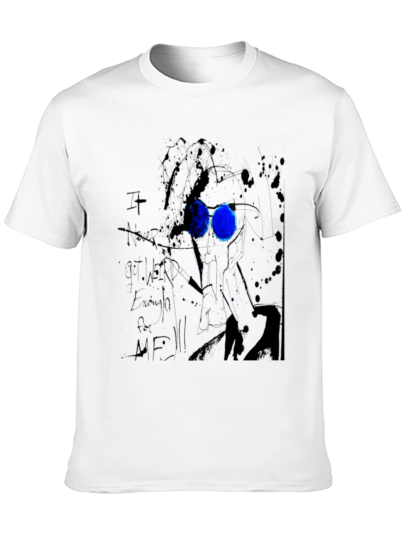 Abstract Art Black Graphic Tee