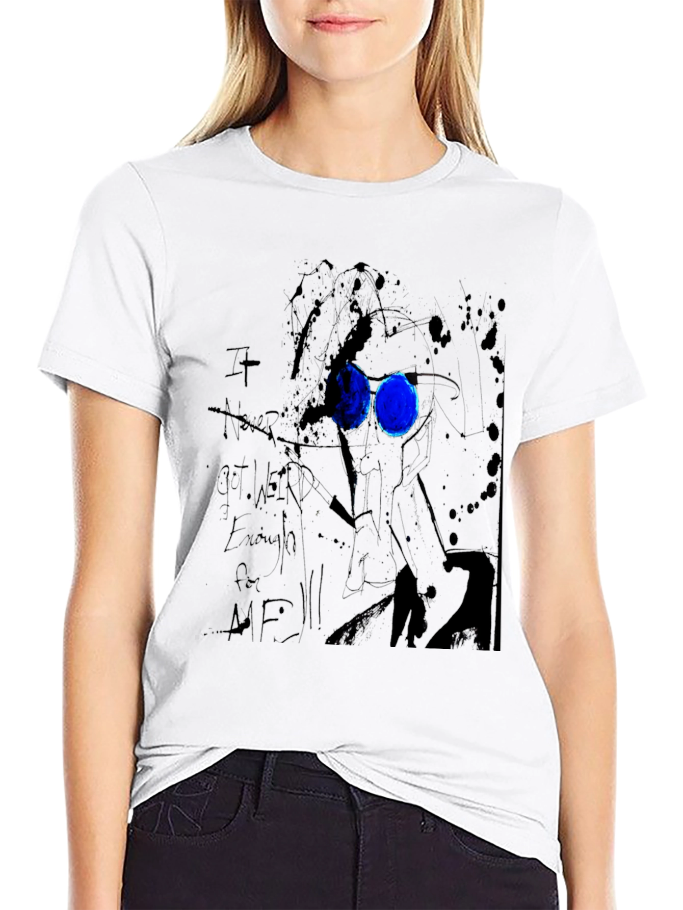 Abstract Art Black Graphic Tee