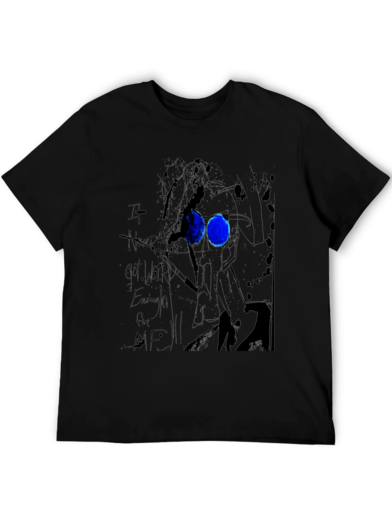 Abstract Art Black Graphic Tee