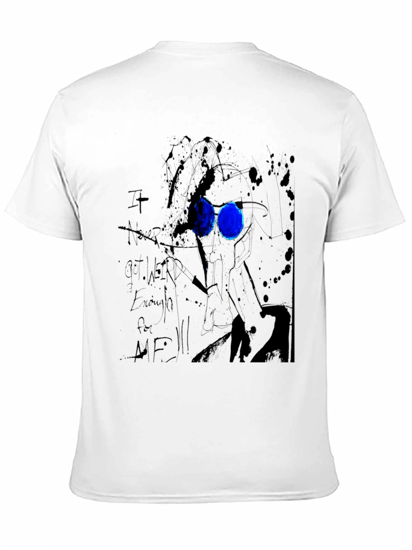 Abstract Art Black Graphic Tee