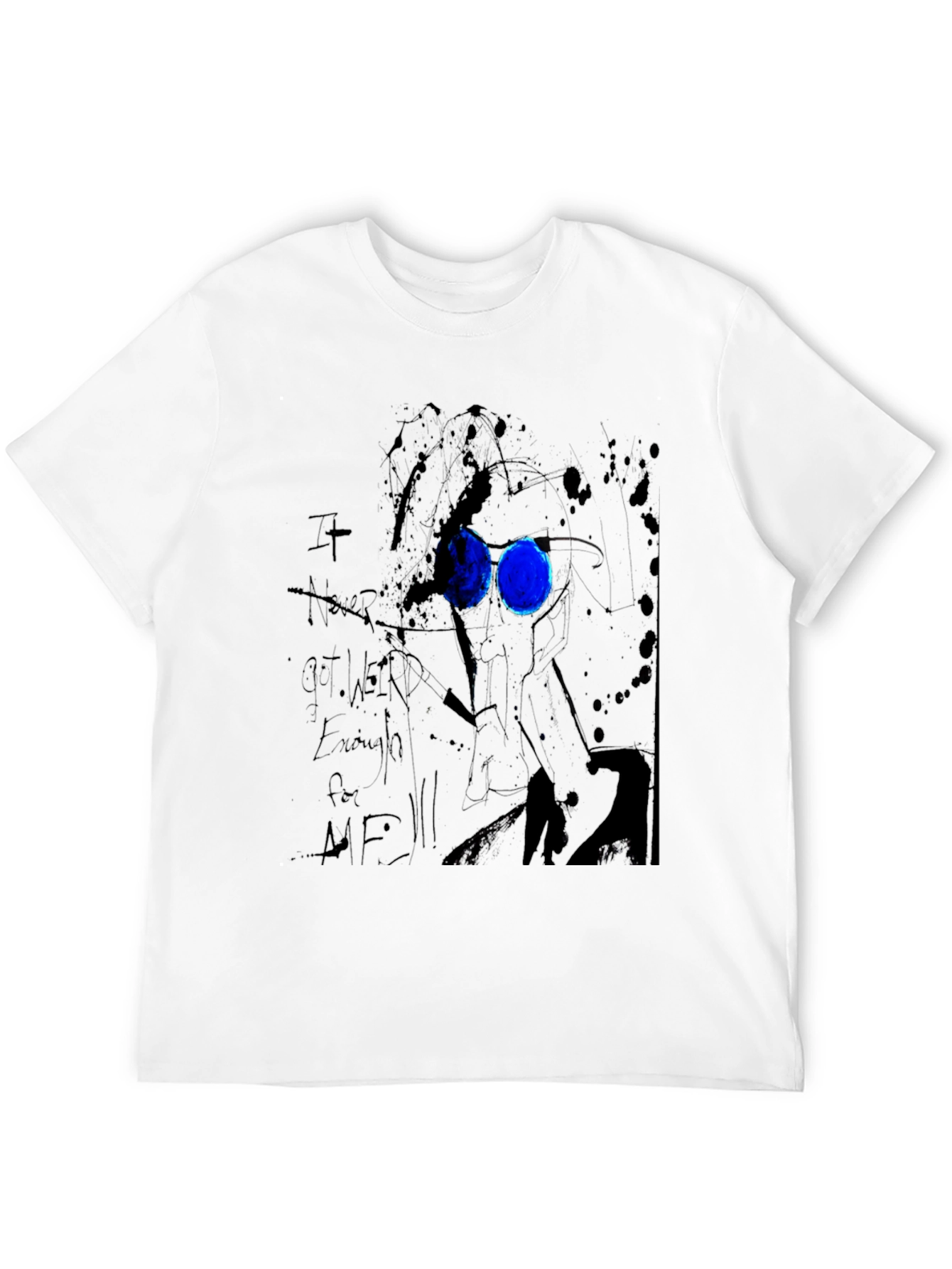 Abstract Art Black Graphic Tee