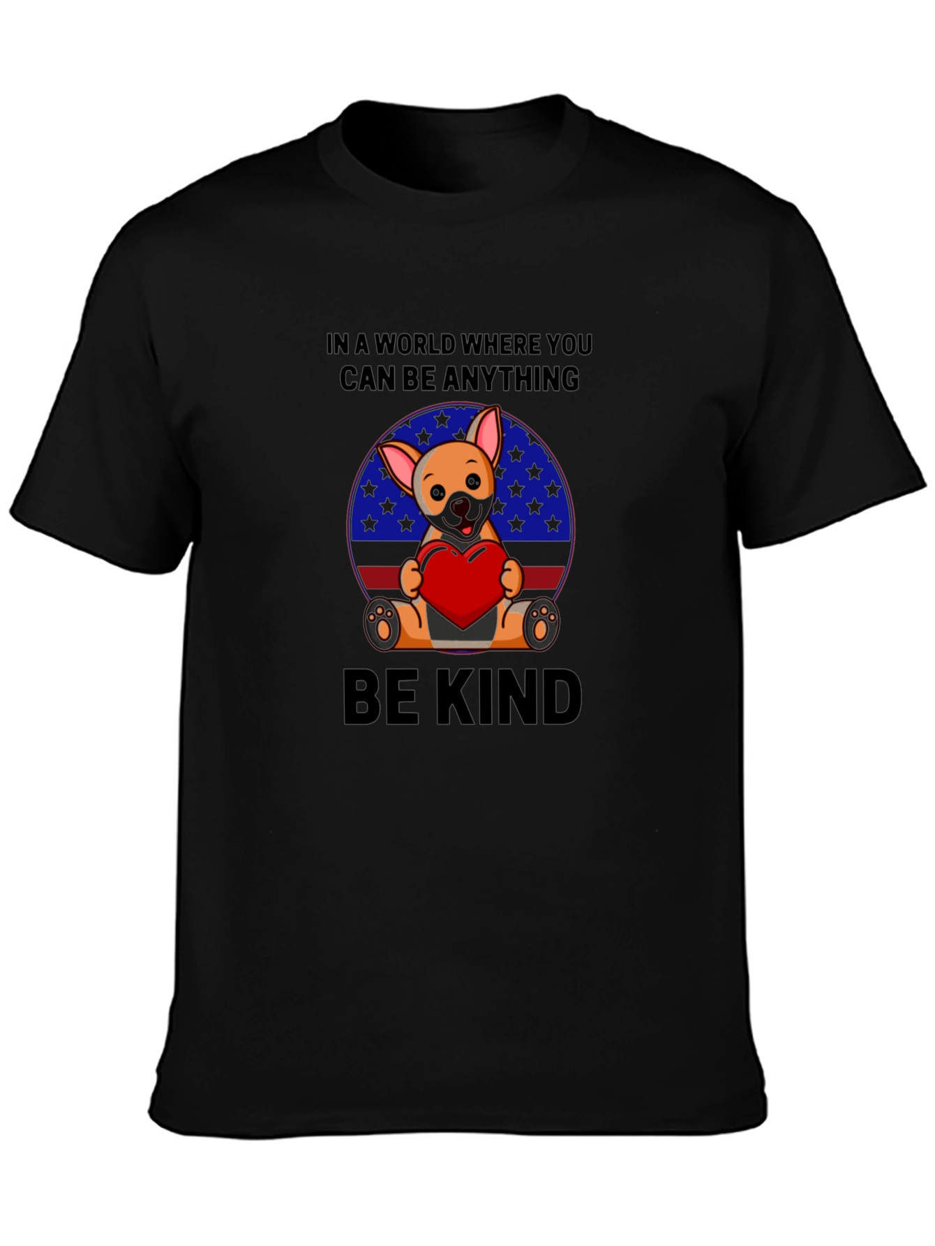 Be Kind T-Shirt - Dog with Heart