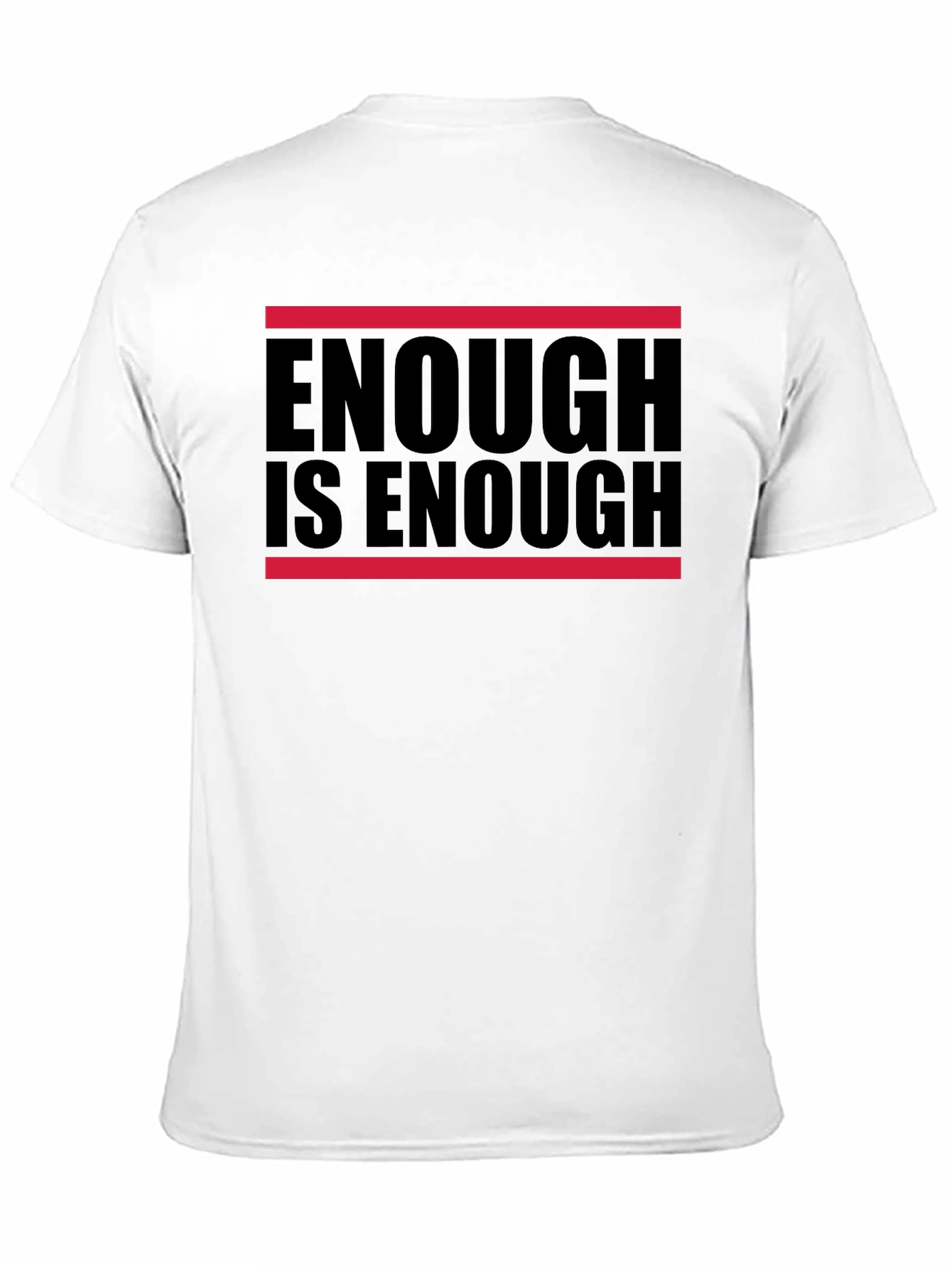 Enough is Enough Graphic Tee - Black