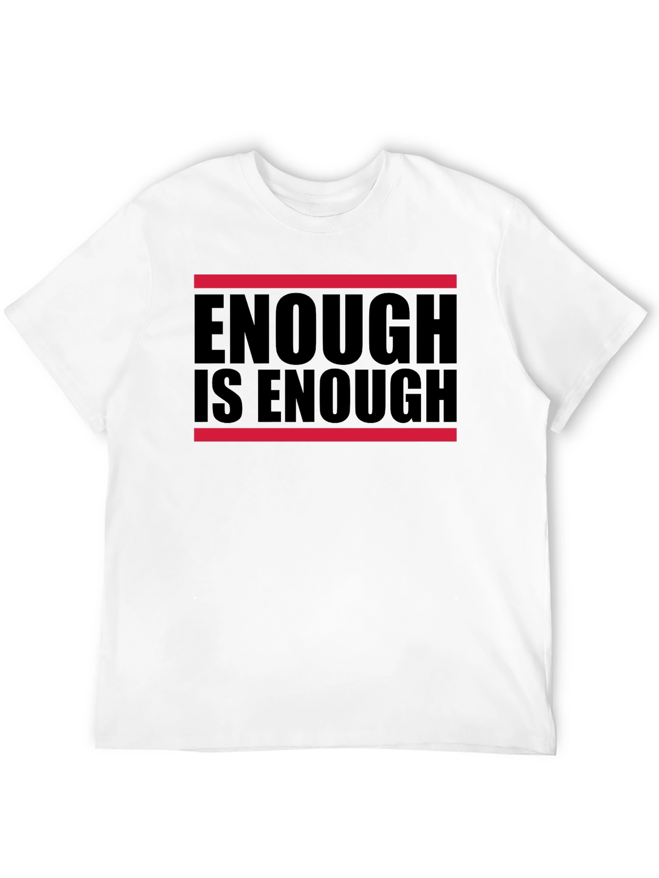 Enough is Enough Graphic Tee - Black