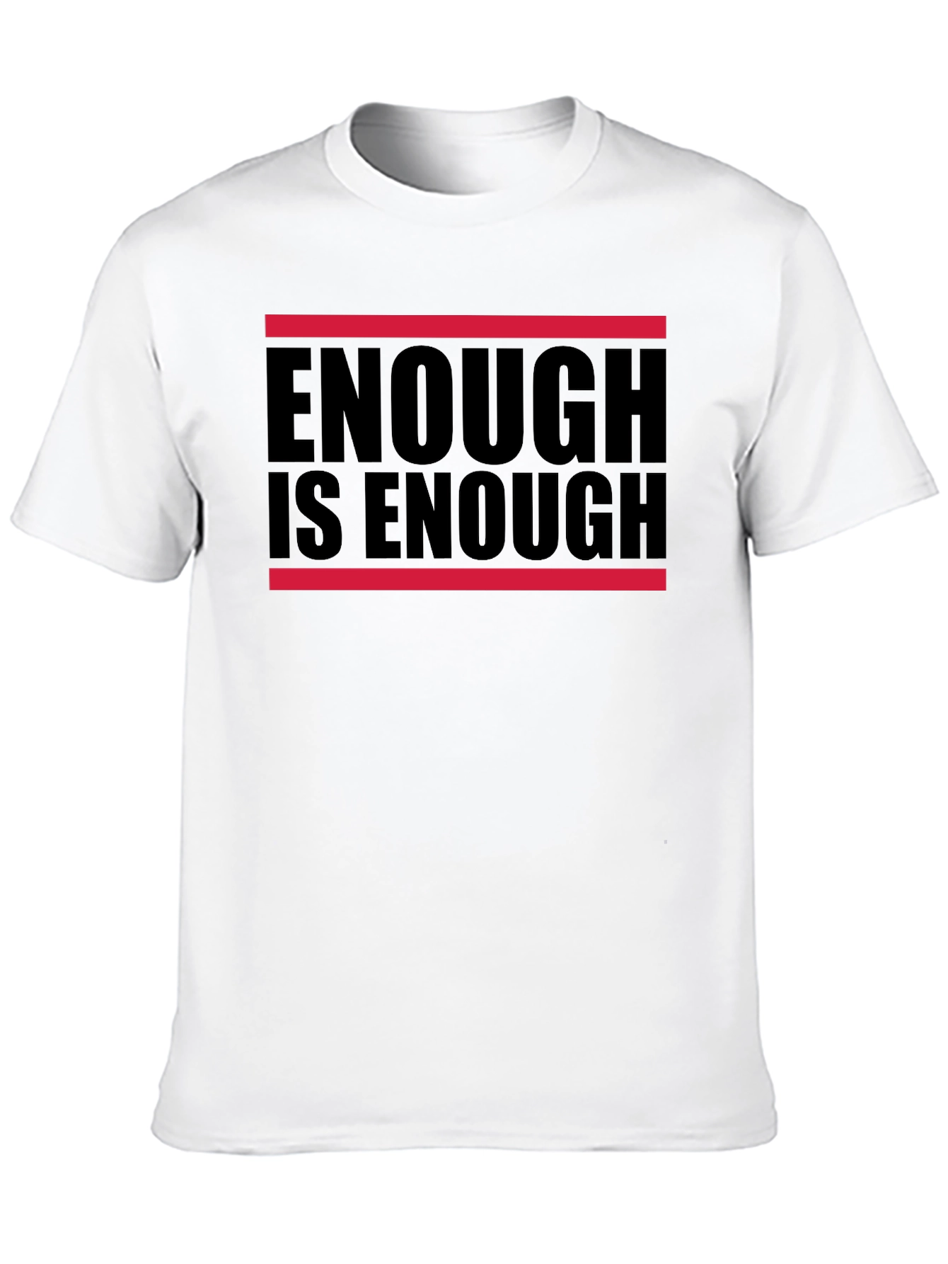 Enough is Enough Graphic Tee - Black