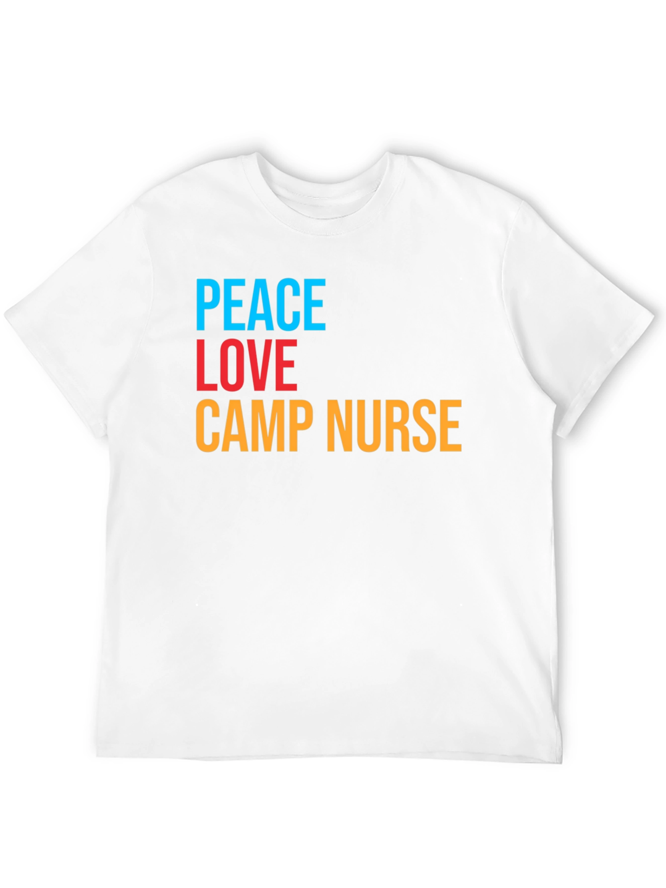 Peace Love Camp Nurse T-Shirt