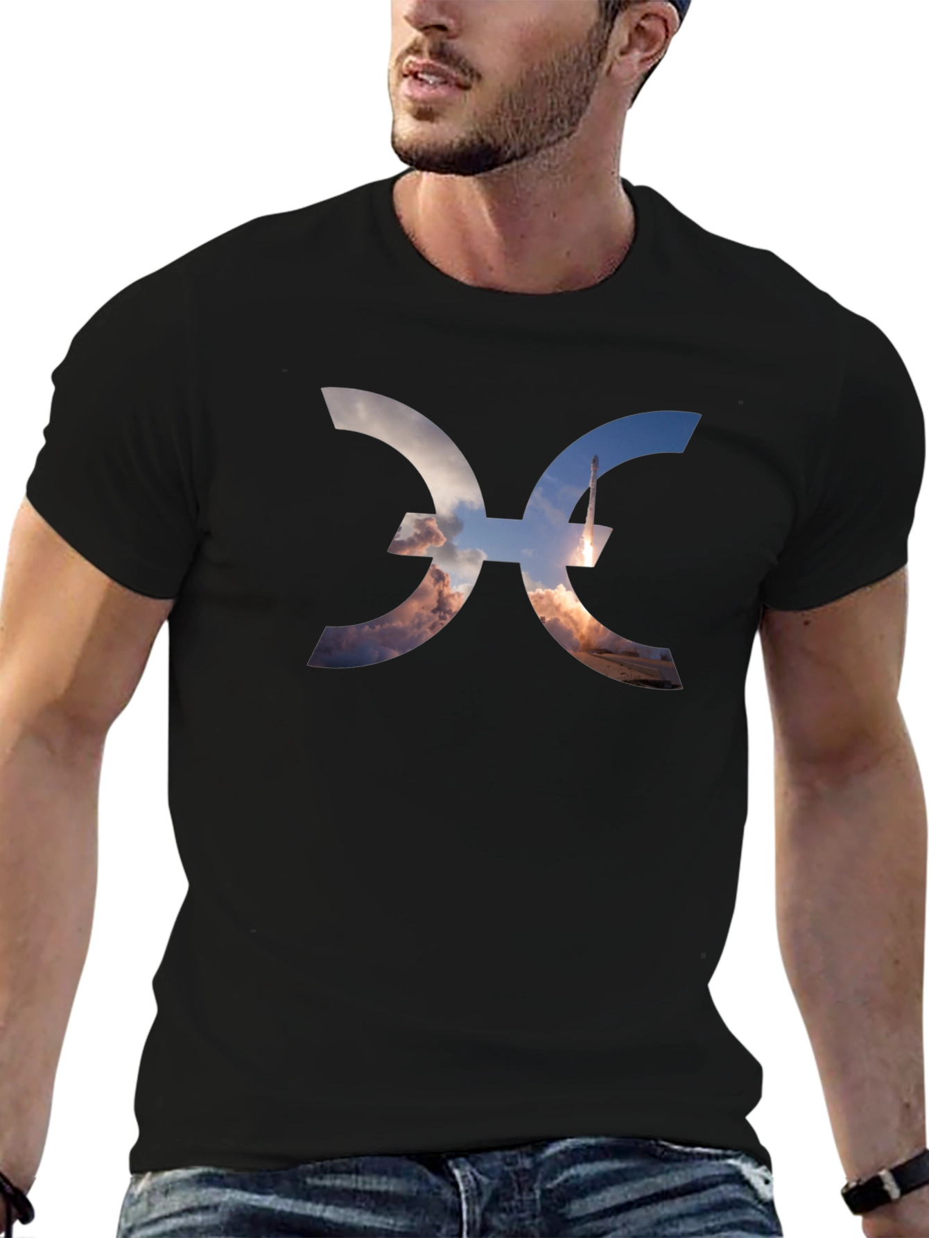 Rocket Launch Graphic T-Shirt