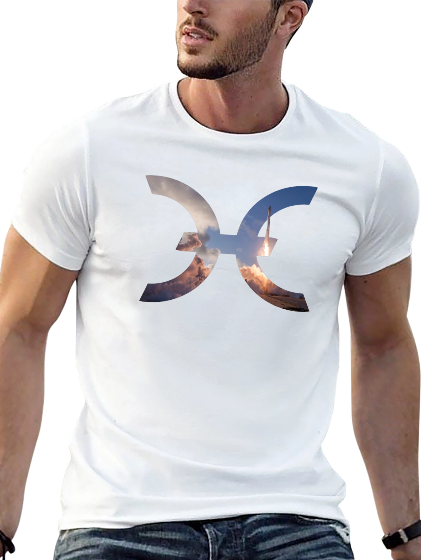 Rocket Launch Graphic T-Shirt