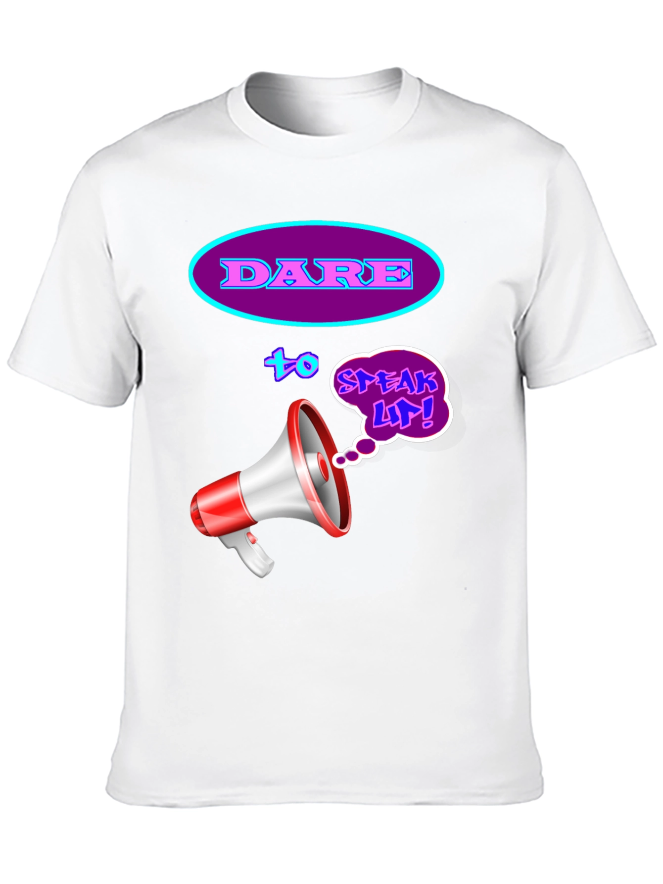Dare to Speak Up Black T-Shirt