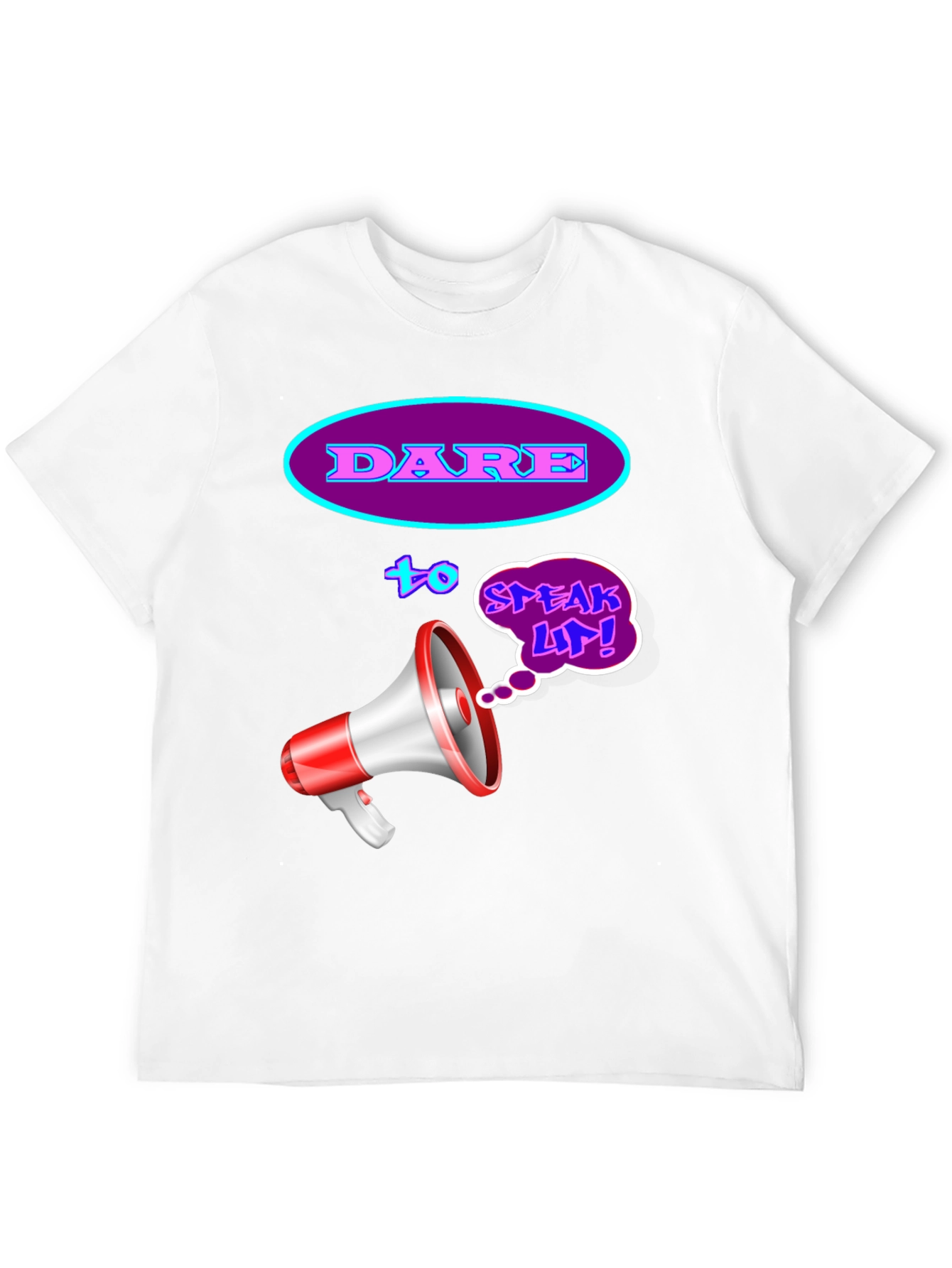 Dare to Speak Up Black T-Shirt