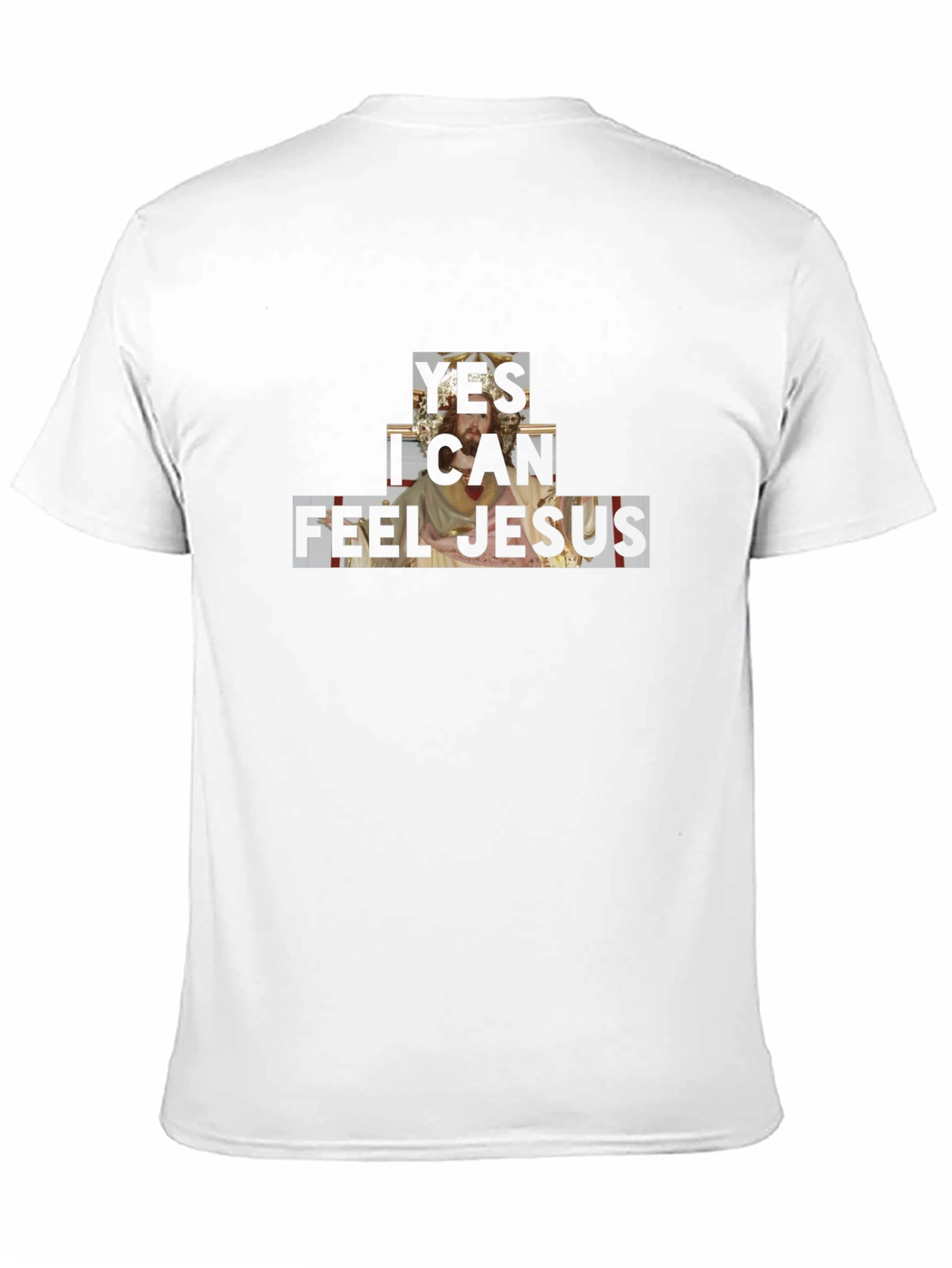 Yes I Can Feel Jesus Graphic Tee - Black