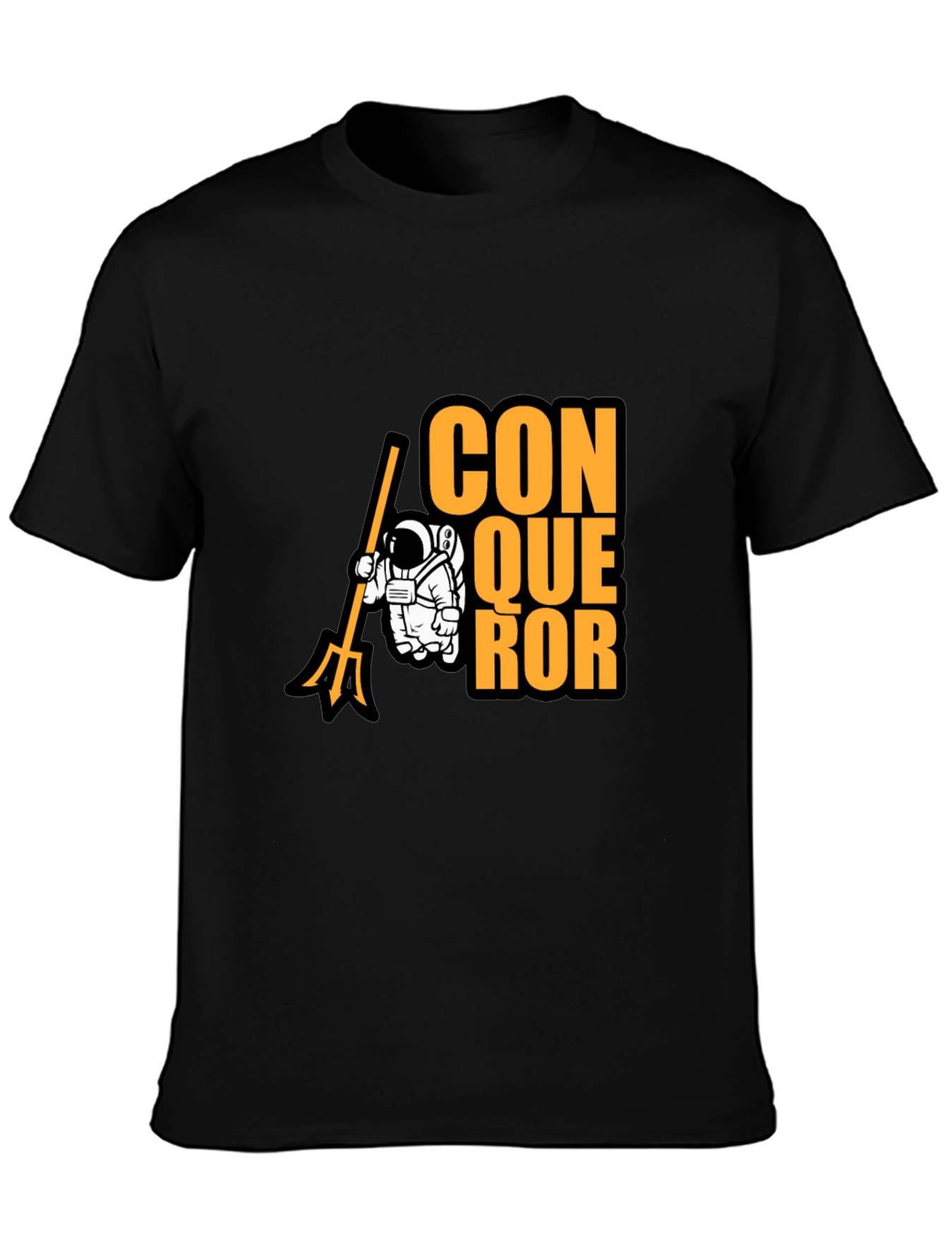 Conqueror Graphic T-Shirt: Space Explorer Design
