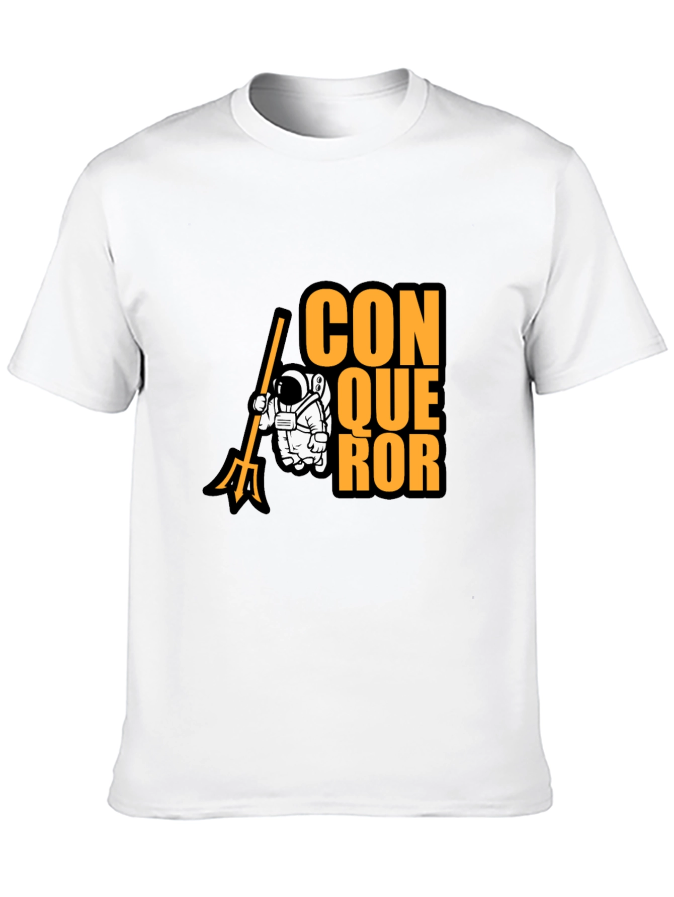 Conqueror Graphic T-Shirt: Space Explorer Design