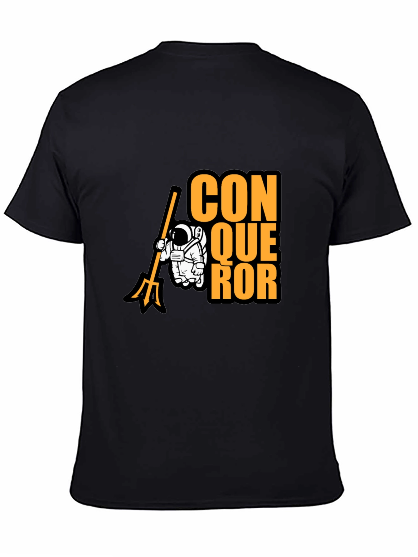 Conqueror Graphic T-Shirt: Space Explorer Design