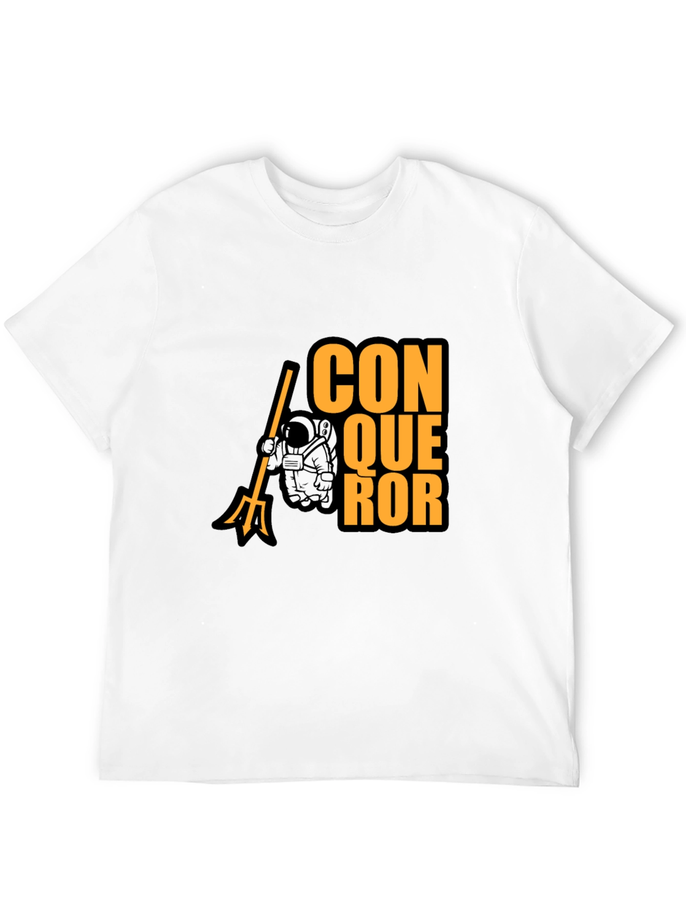 Conqueror Graphic T-Shirt: Space Explorer Design