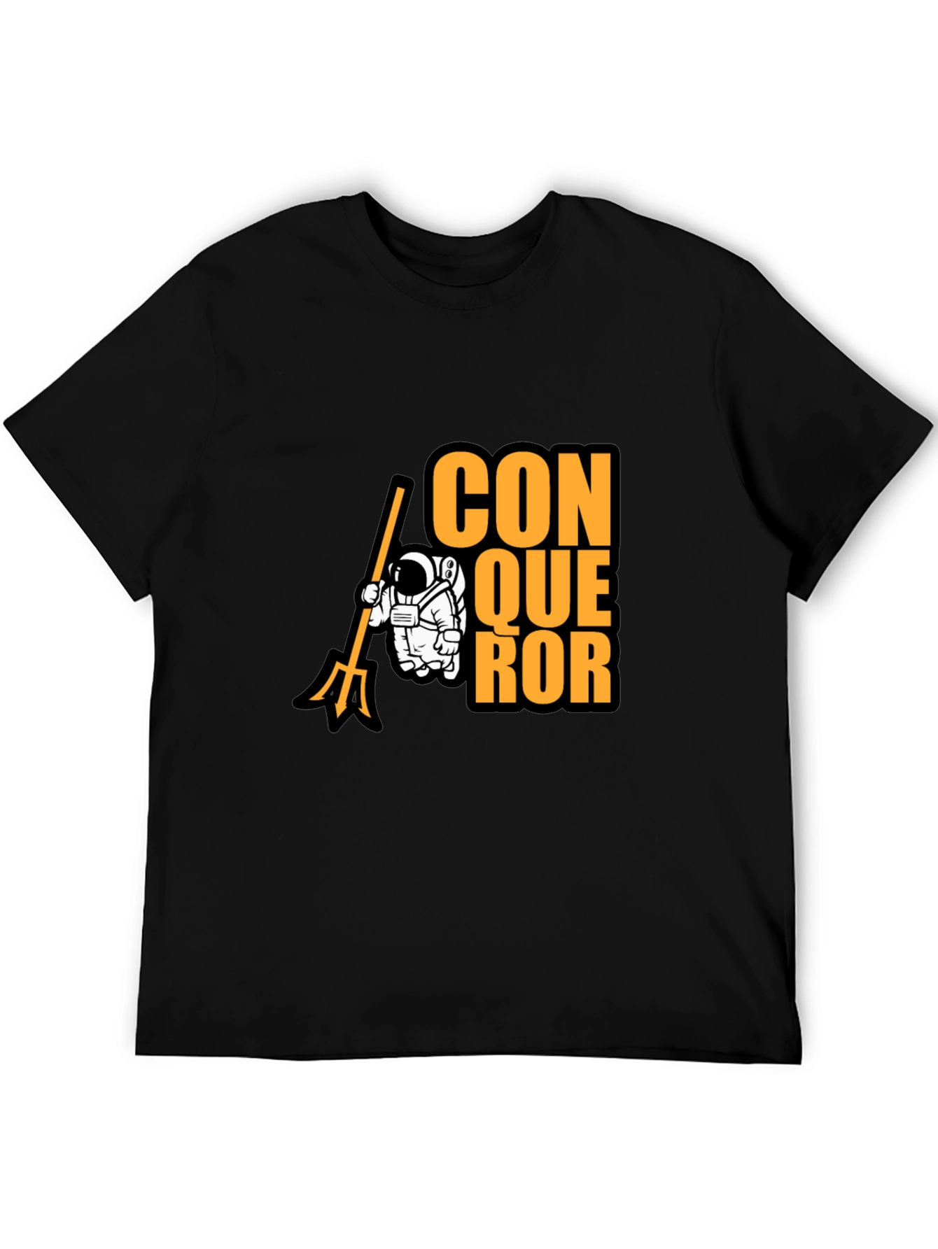Conqueror Graphic T-Shirt: Space Explorer Design