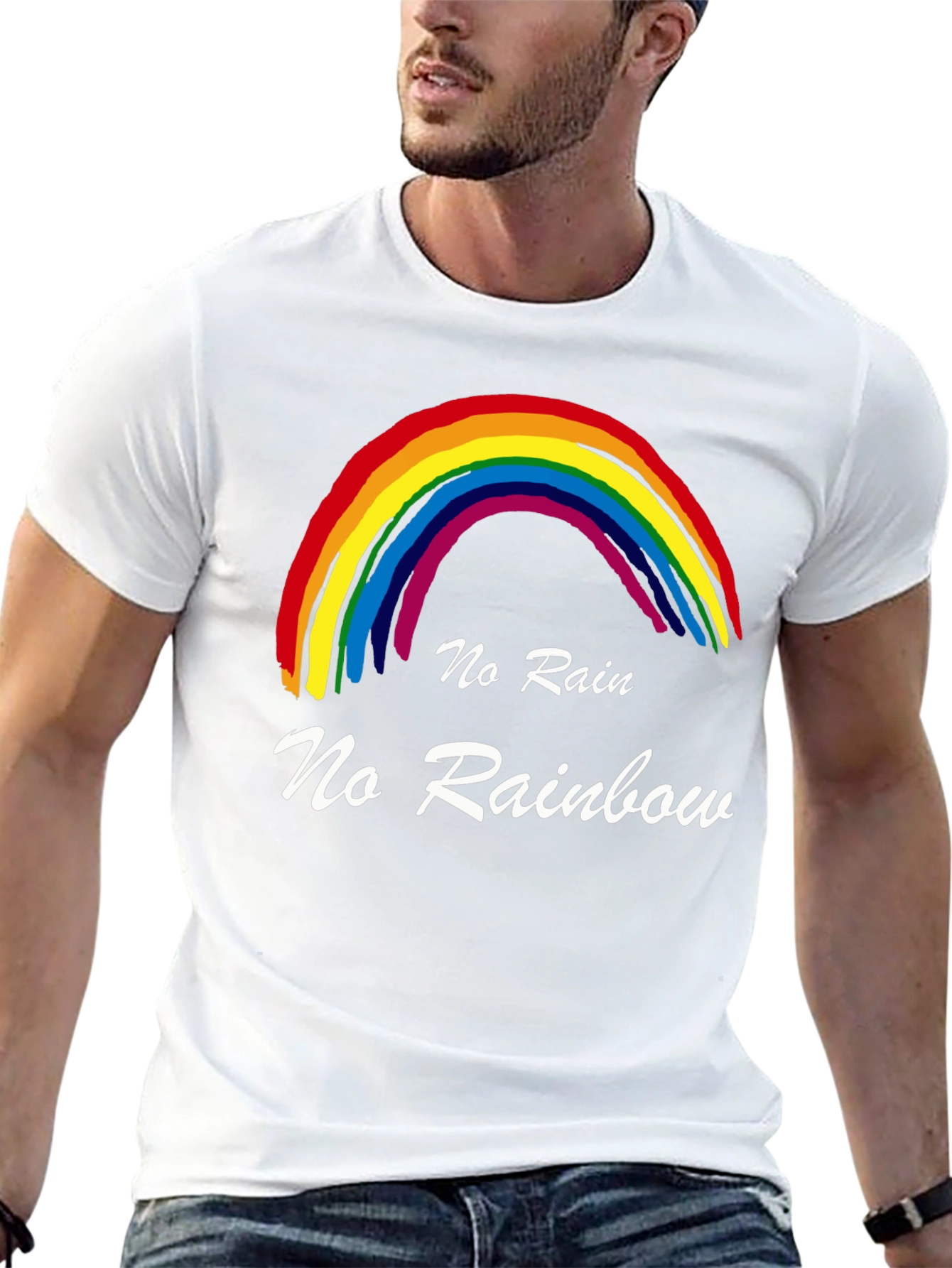 No Rain No Rainbow Graphic Tee