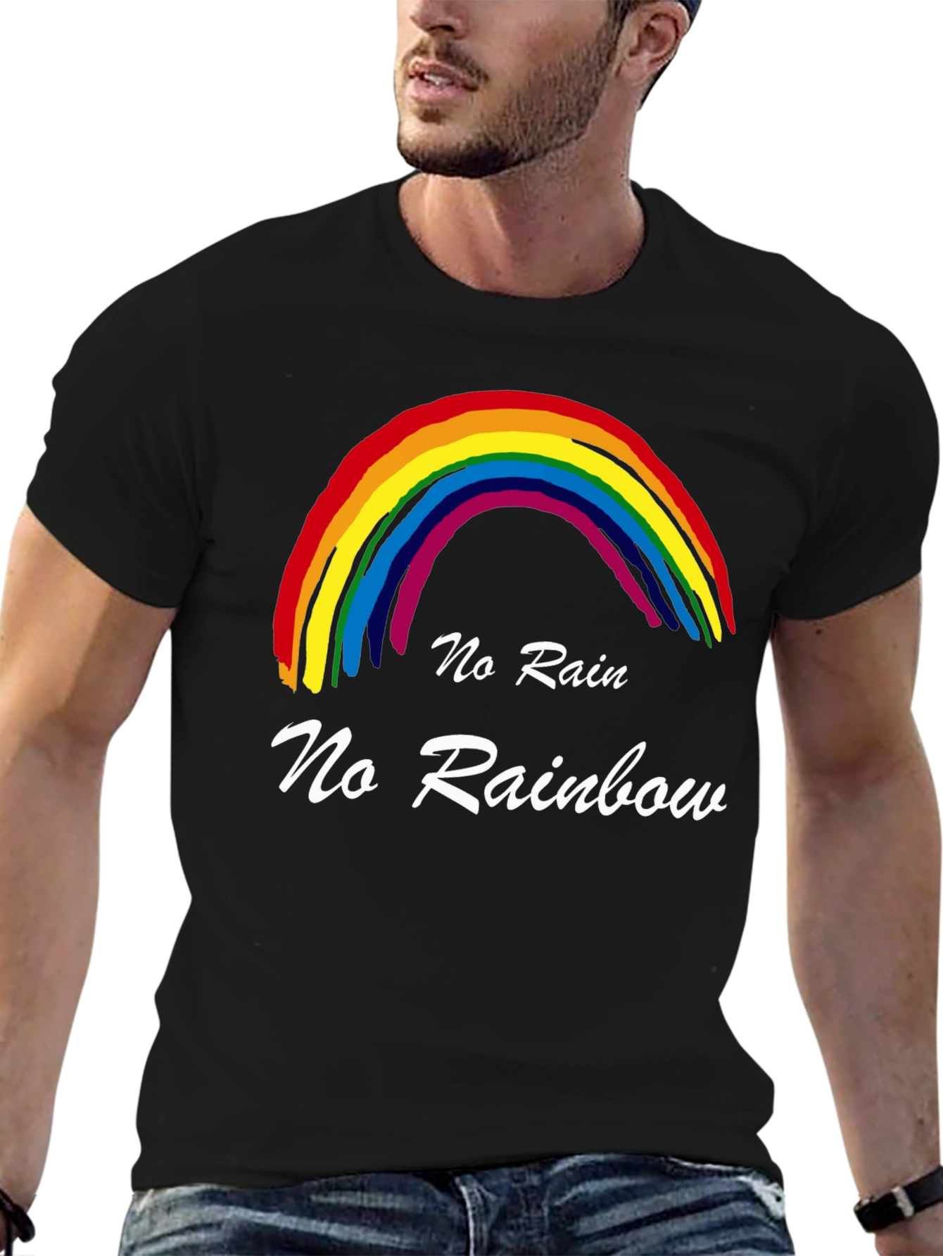 No Rain No Rainbow Graphic Tee
