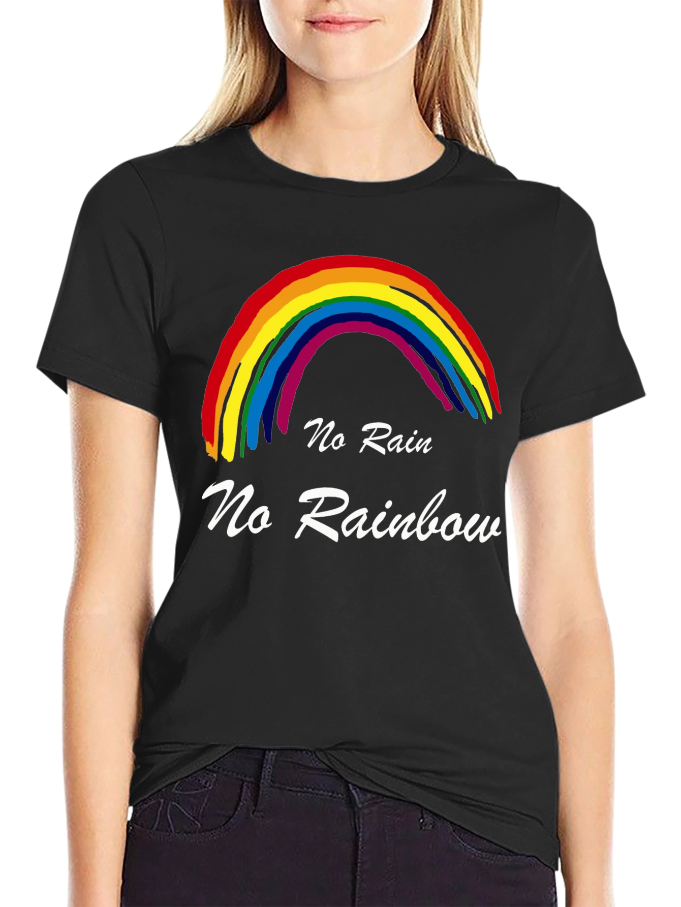 No Rain No Rainbow Graphic Tee