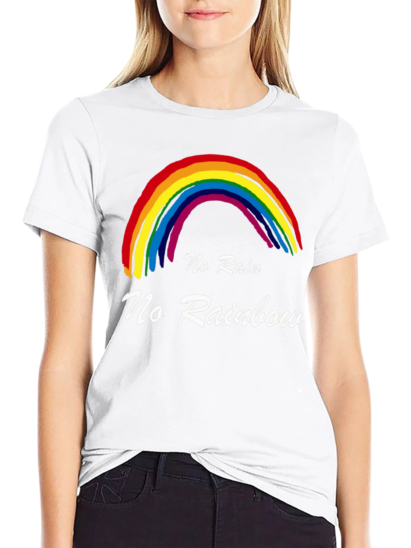 No Rain No Rainbow Graphic Tee