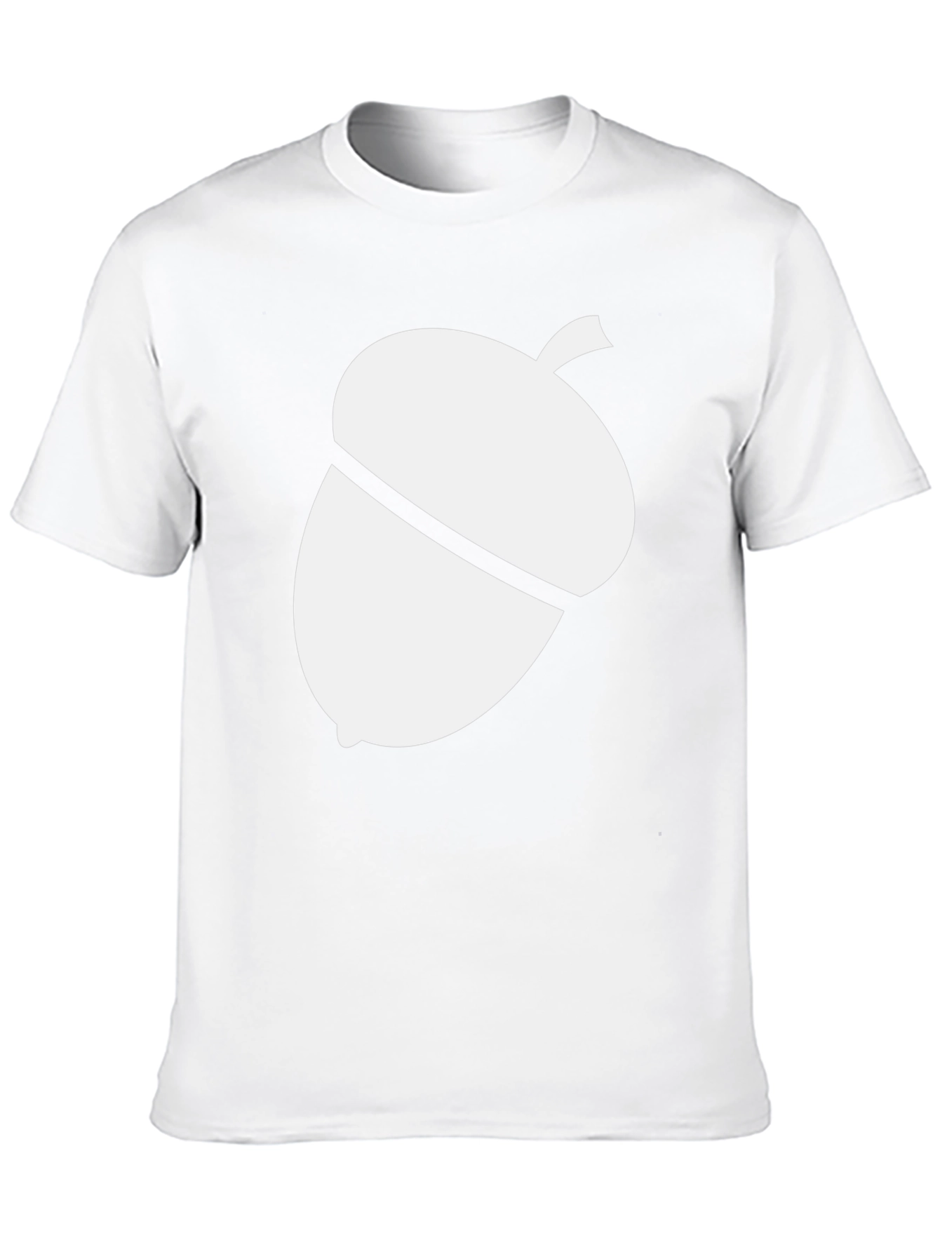 Acorn Graphic Print Black T-Shirt