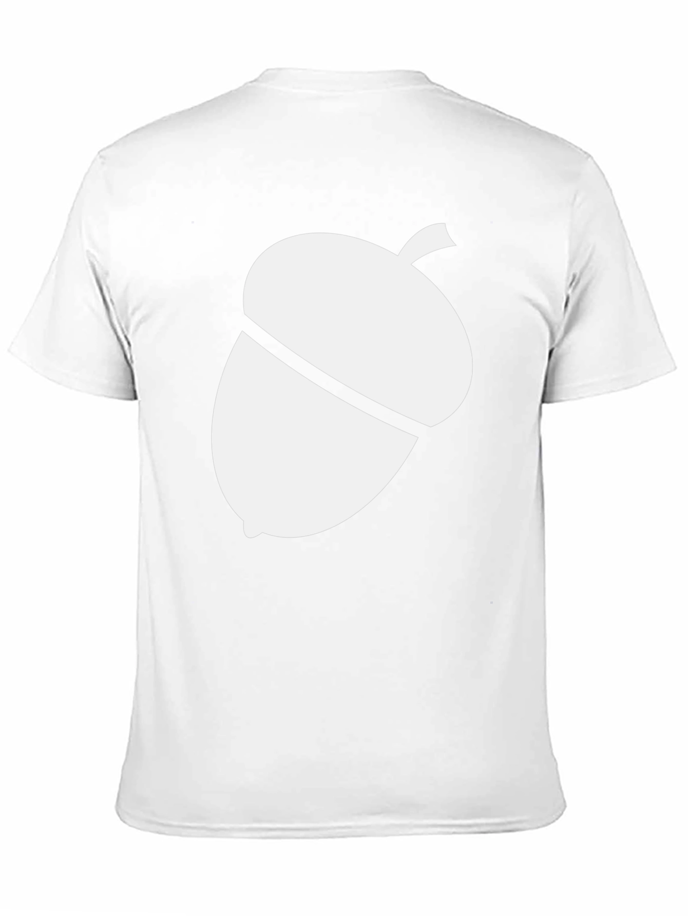 Acorn Graphic Print Black T-Shirt