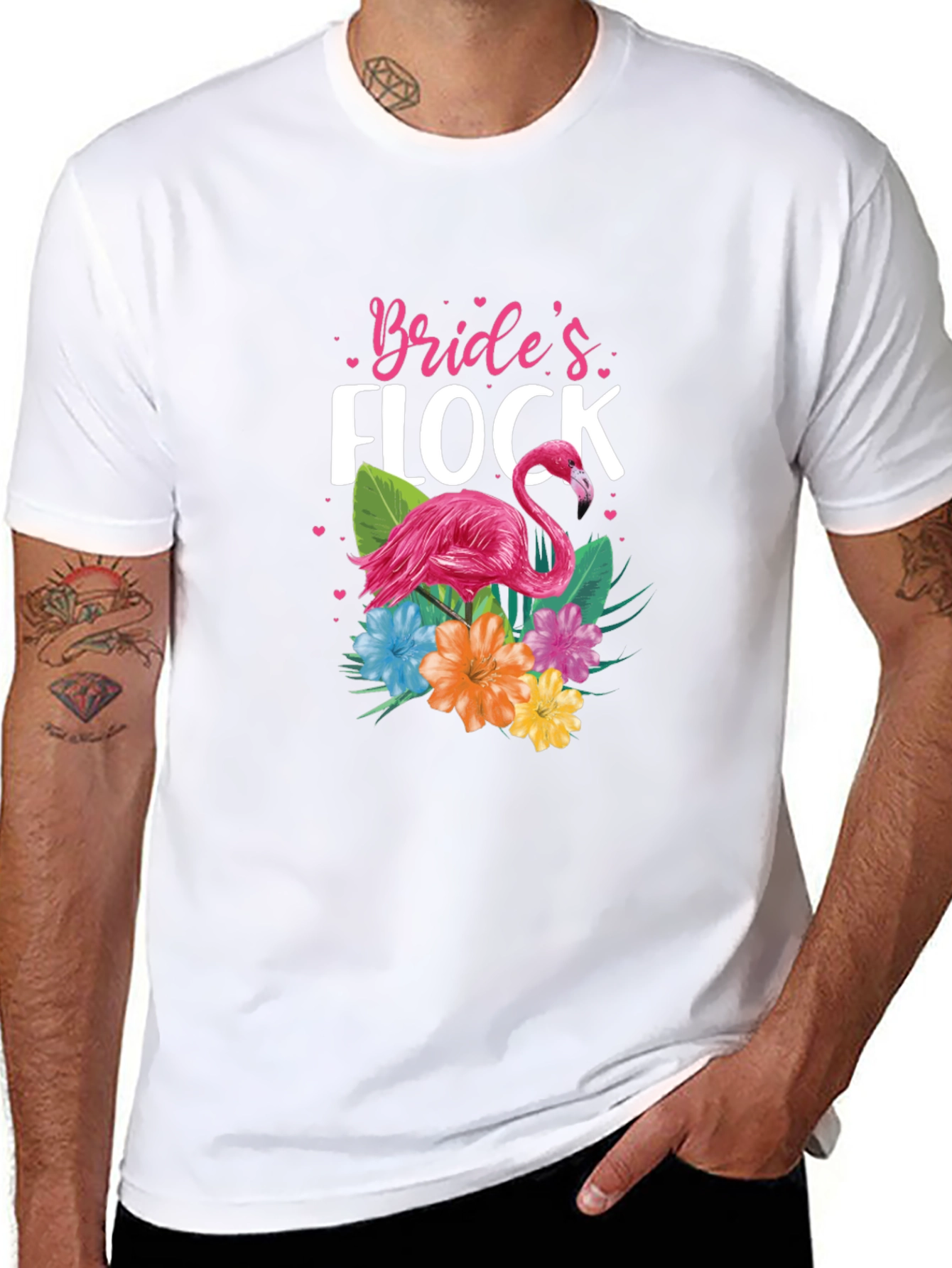 Brides Flock Flamingo T-Shirt
