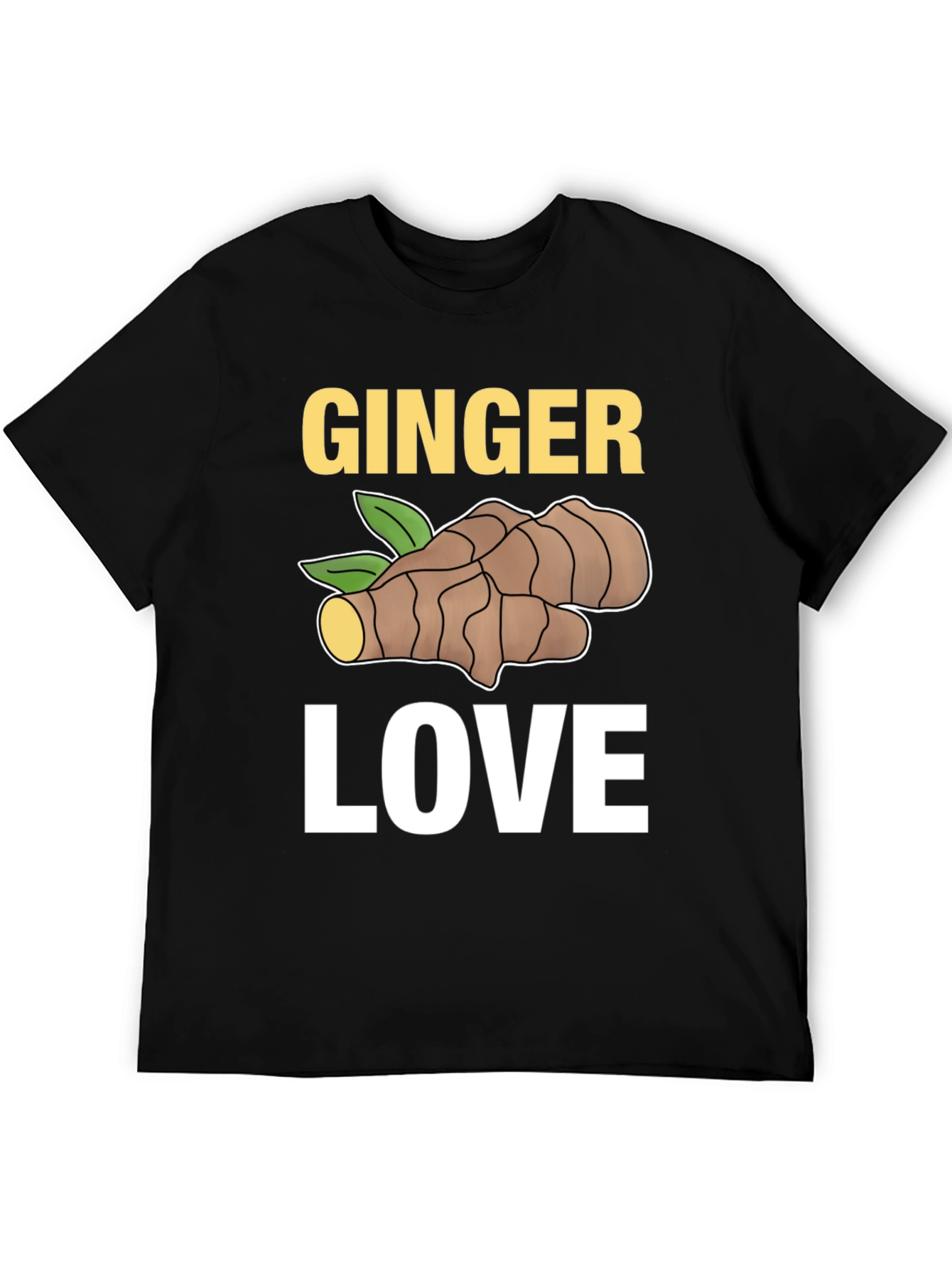 Ginger Love Graphic Tee - Black