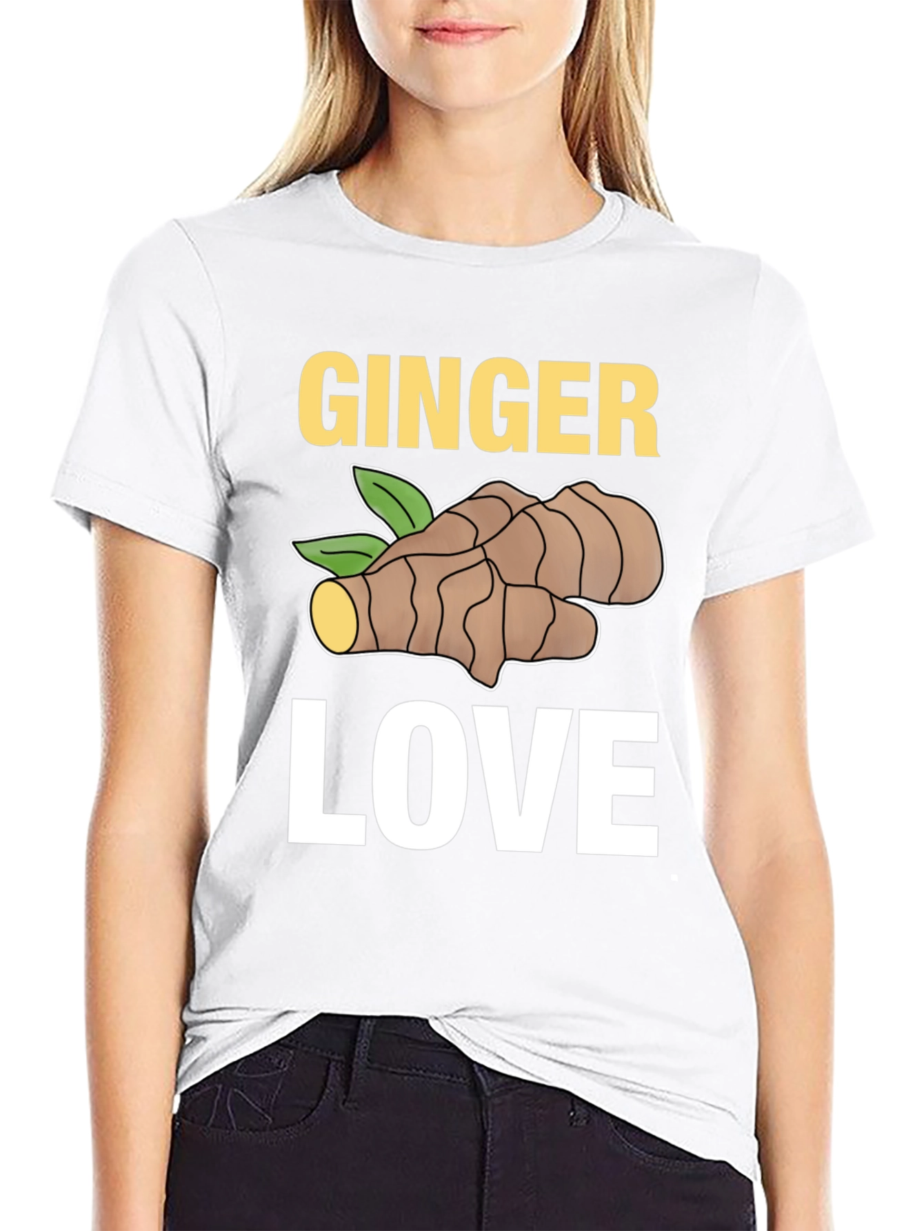 Ginger Love Graphic Tee - Black