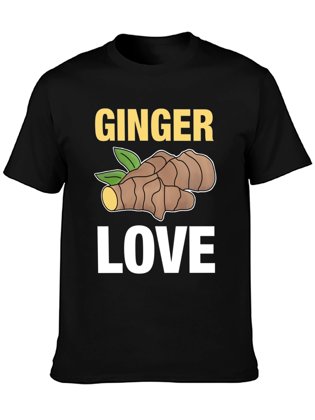 Ginger Love Graphic Tee - Black
