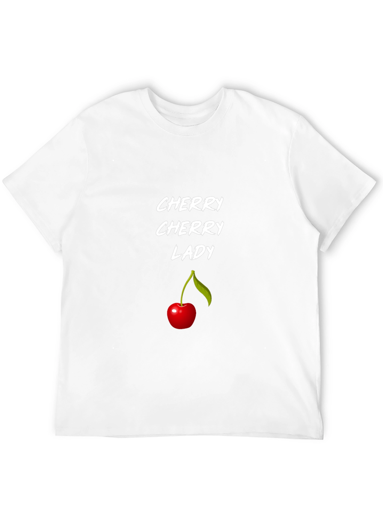 Cherry Lady Black T-Shirt