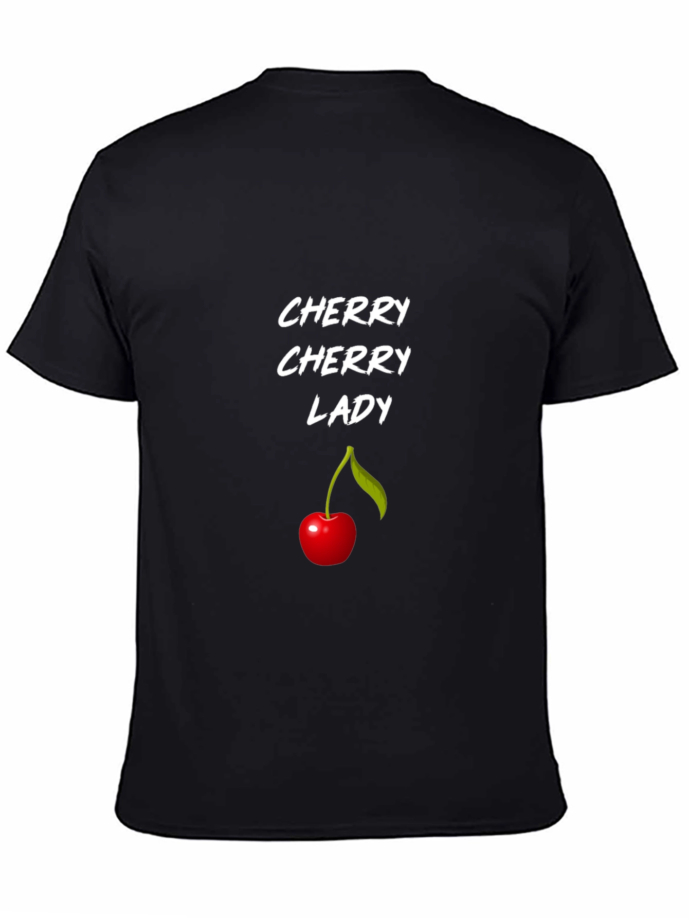 Cherry Lady Black T-Shirt