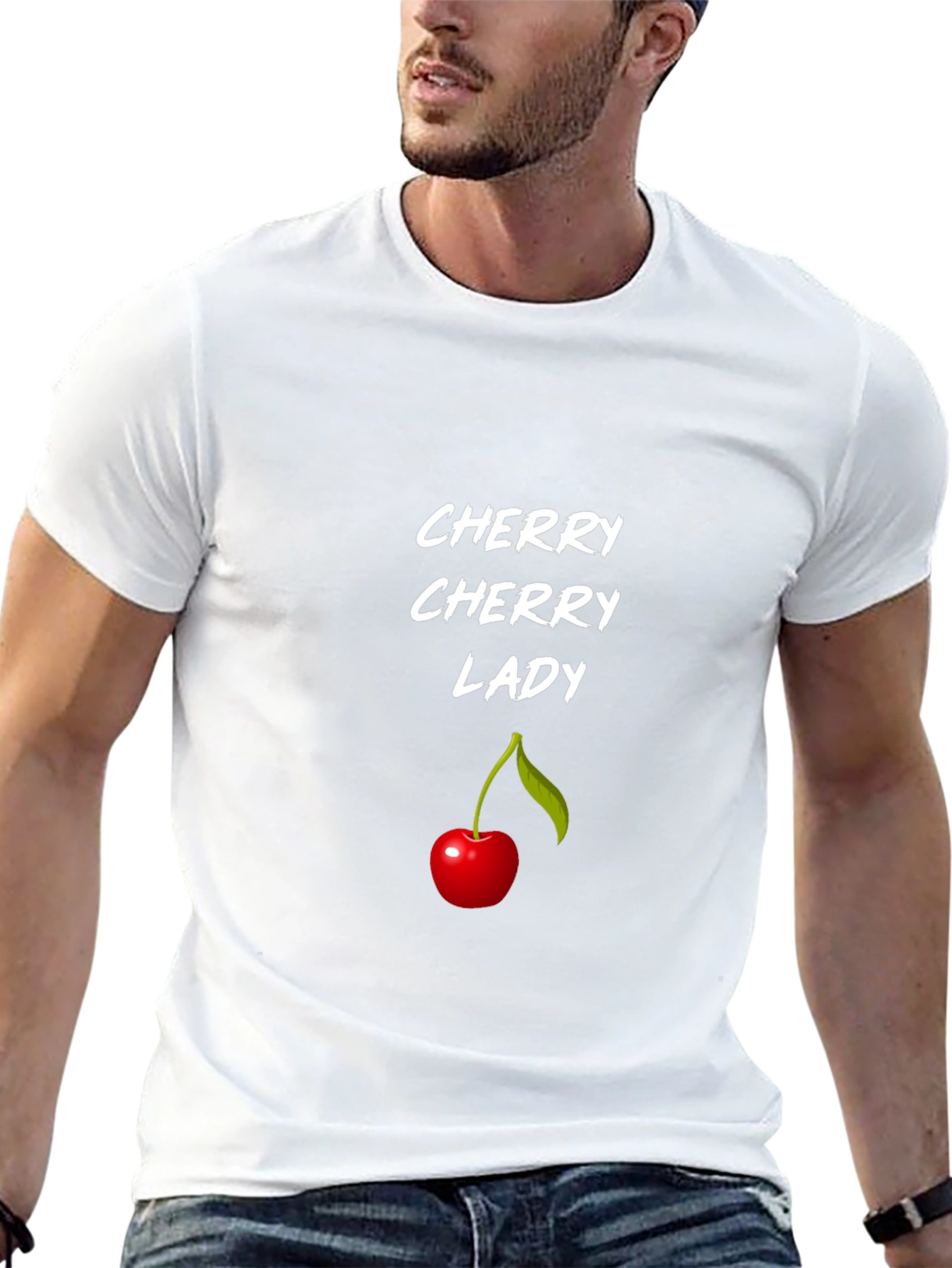 Cherry Lady Black T-Shirt