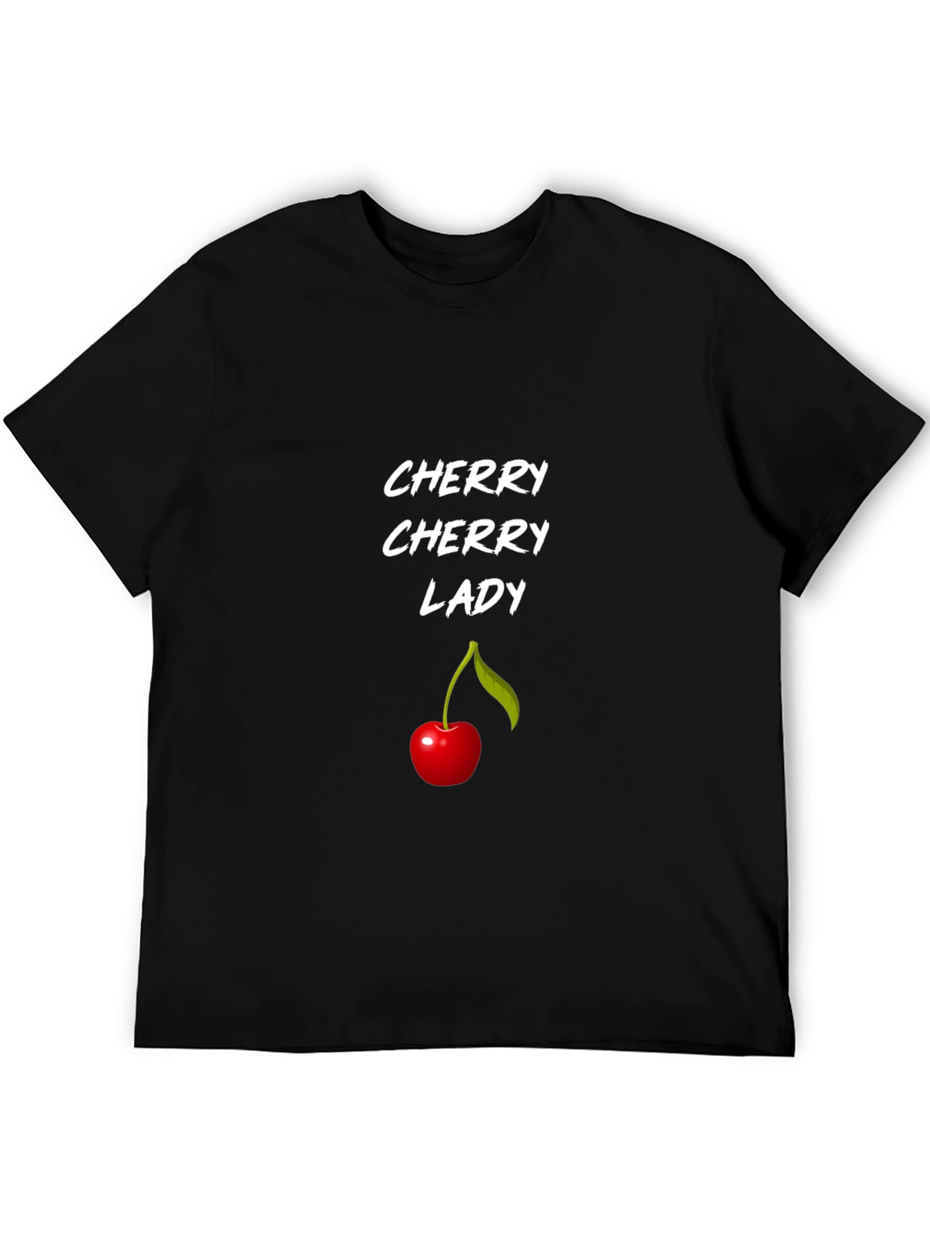 Cherry Lady Black T-Shirt