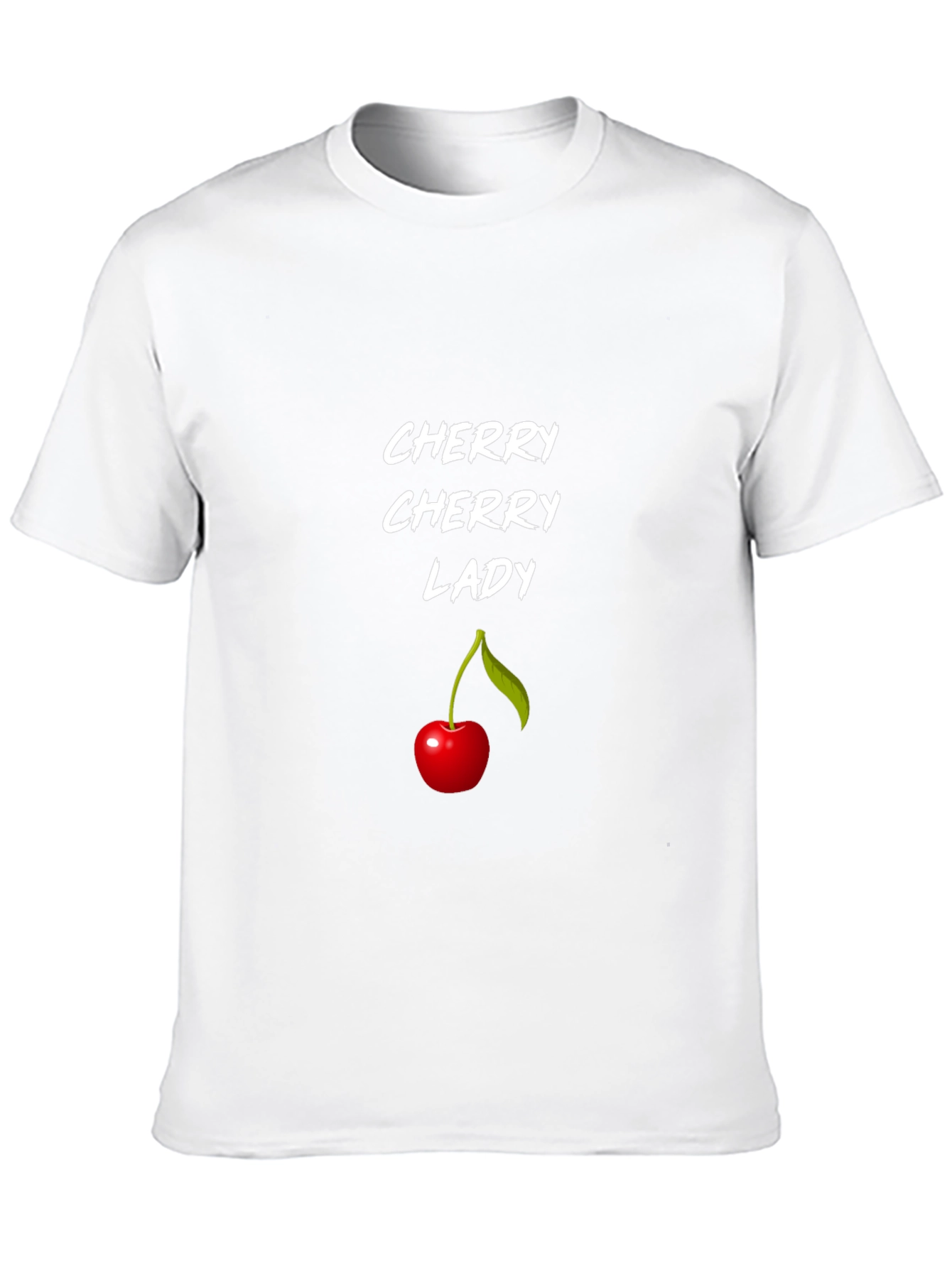 Cherry Lady Black T-Shirt