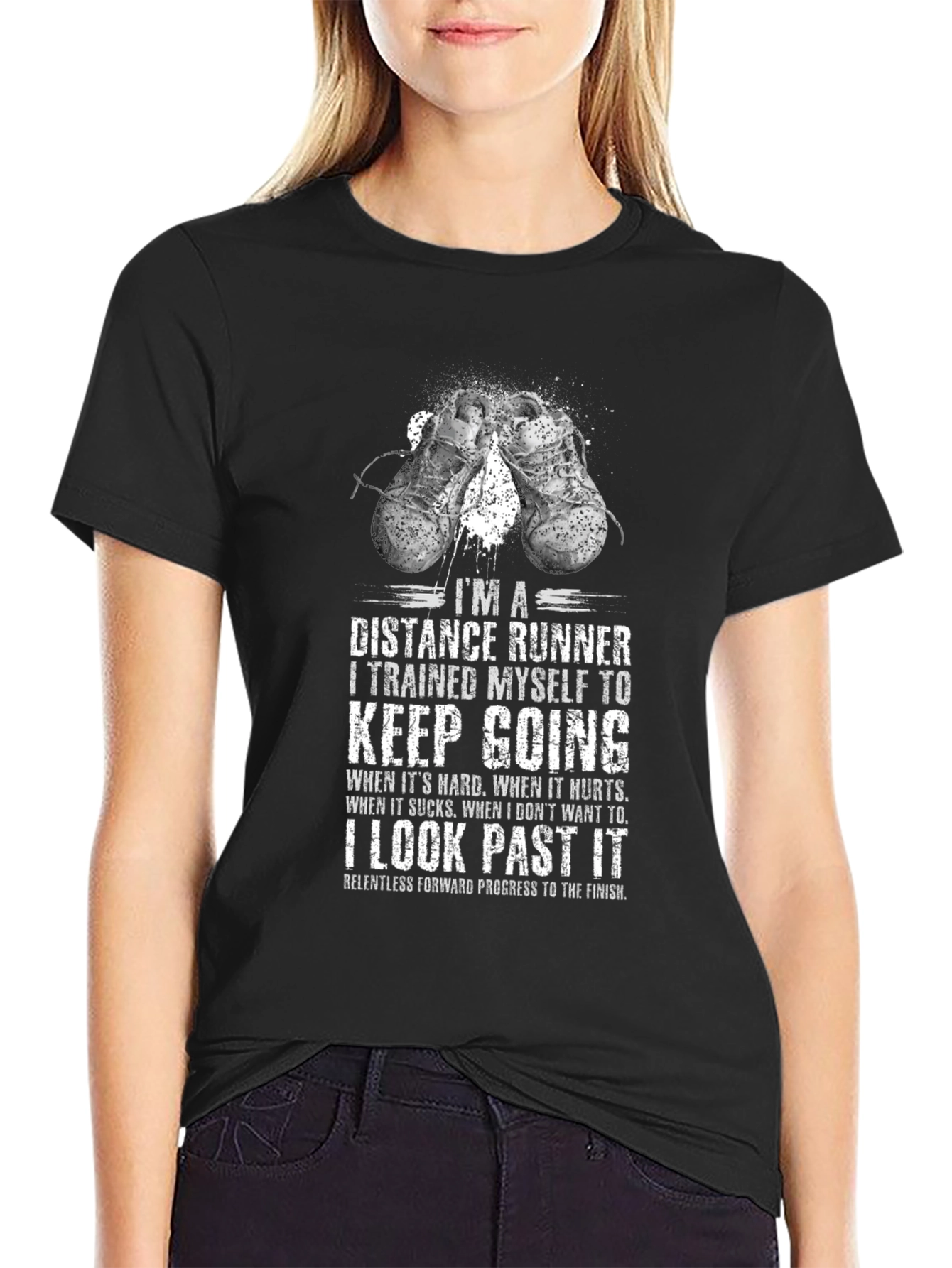 Distance Runner T-Shirt - Keep Going